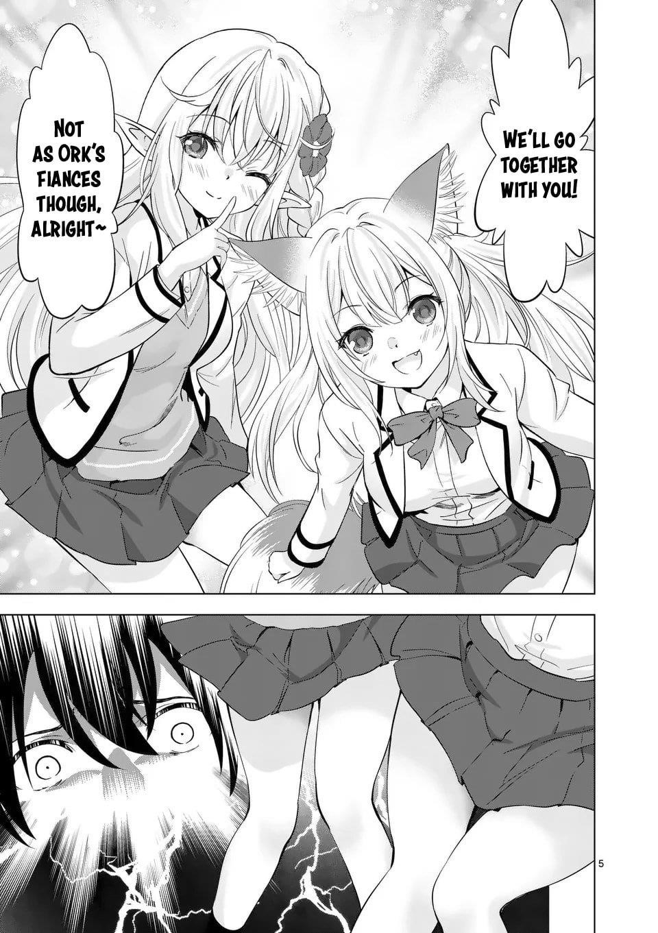 Shijou Saikyou Orc-San No Tanoshii Tanetsuke Harem Zukuri Chapter 113.1 - Page 5 in English