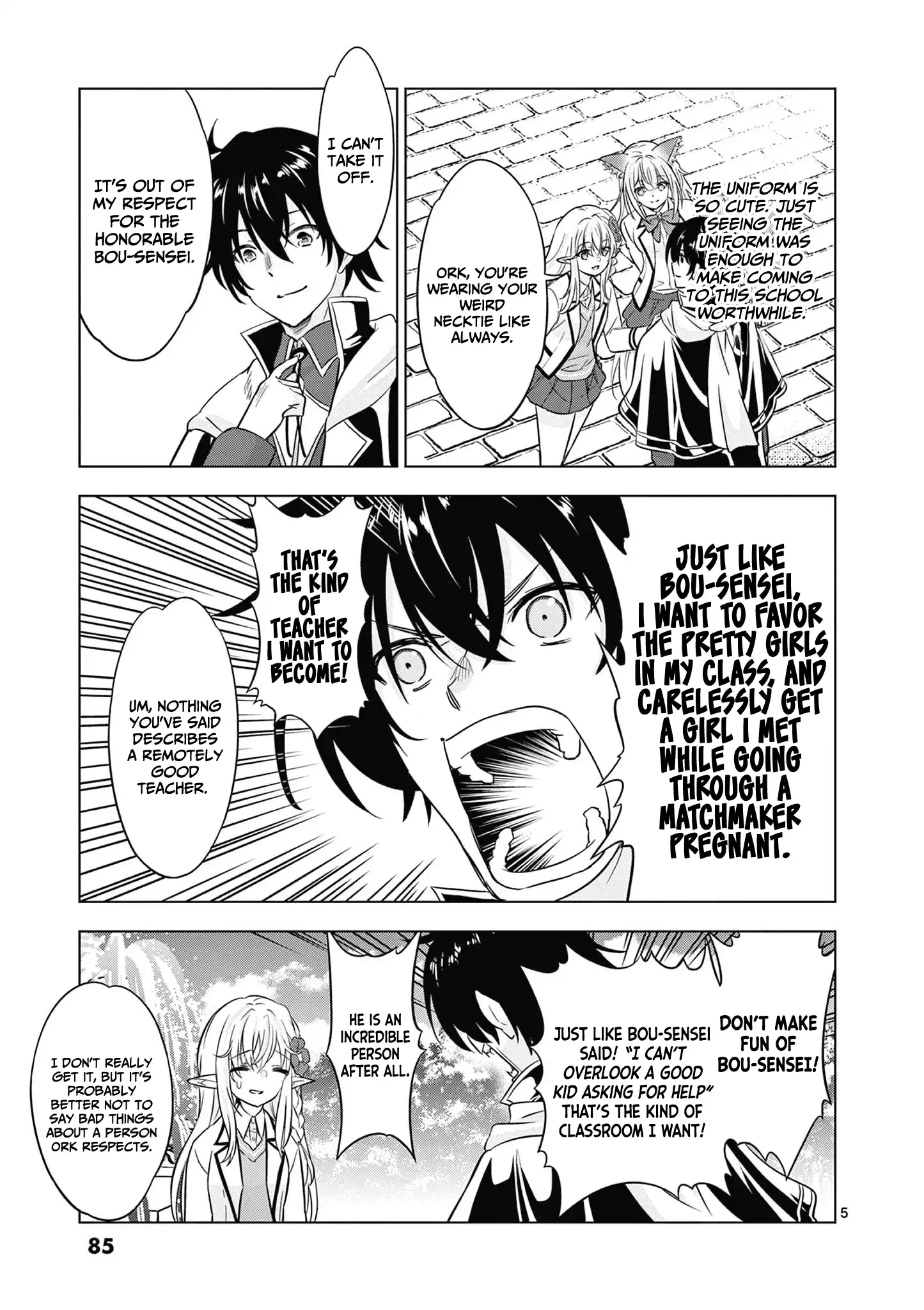 Shijou Saikyou Orc-San No Tanoshii Tanetsuke Harem Zukuri Chapter 115 - Page 6 in English