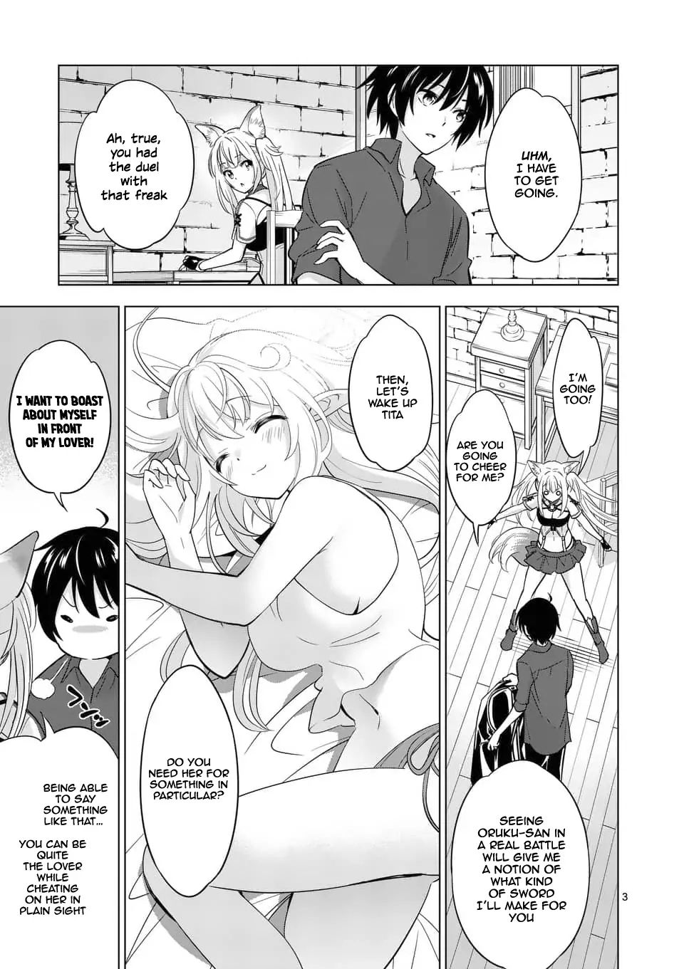 Shijou Saikyou Orc-San No Tanoshii Tanetsuke Harem Zukuri Chapter 30 - Page 3 in English