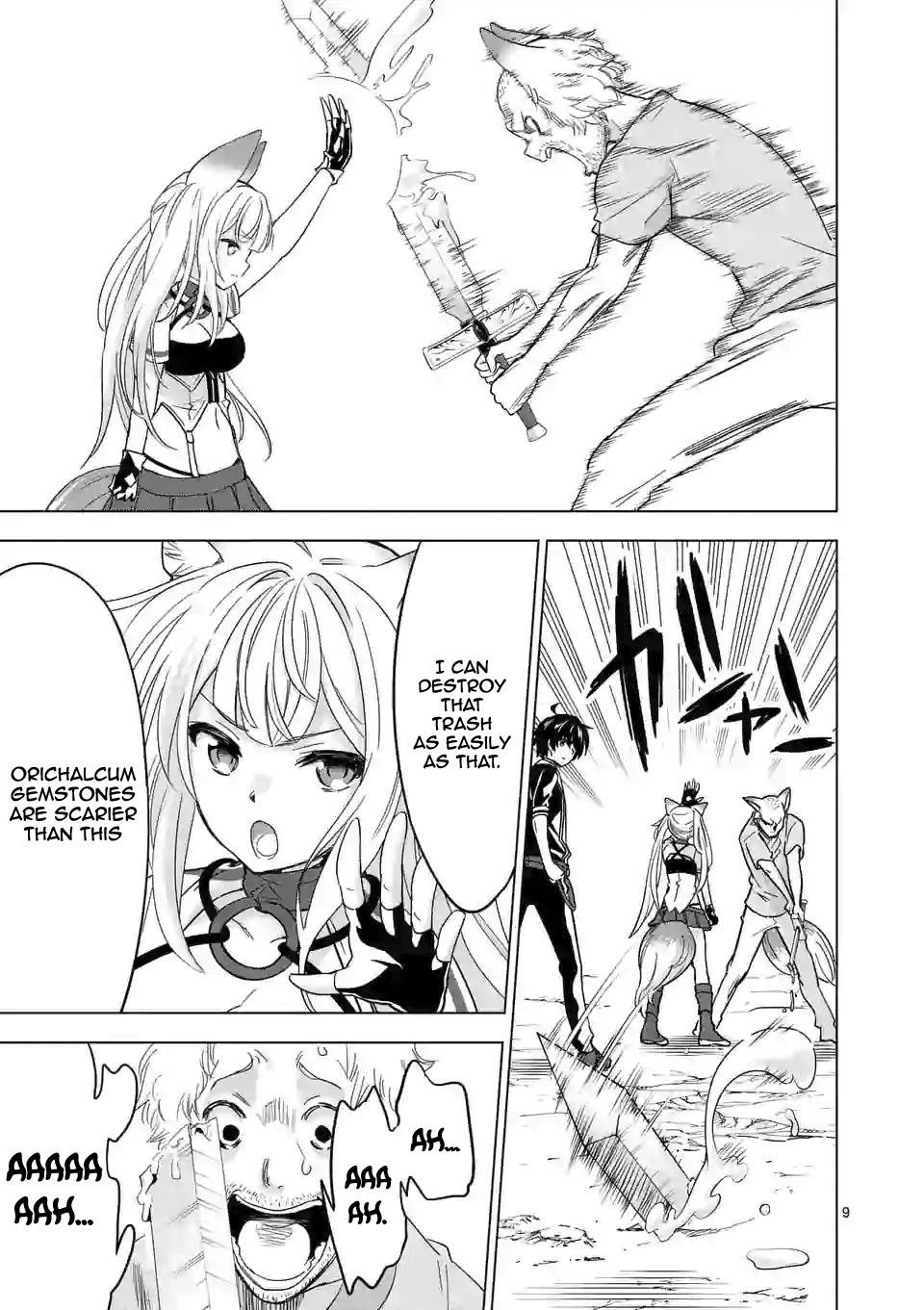 Shijou Saikyou Orc-San No Tanoshii Tanetsuke Harem Zukuri Chapter 36.1 - Page 9 in English