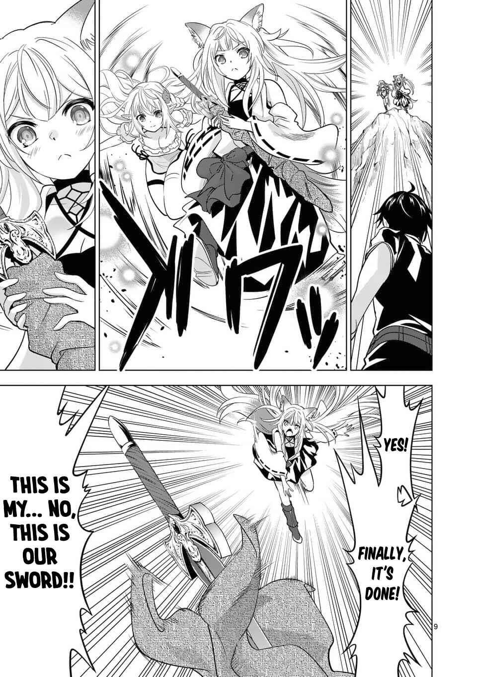 Shijou Saikyou Orc-San No Tanoshii Tanetsuke Harem Zukuri Chapter 39.1 - Page 9 in English