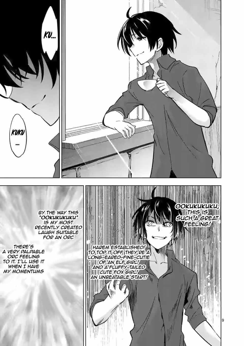 Shijou Saikyou Orc-San No Tanoshii Tanetsuke Harem Zukuri Chapter 40 - Page 9 in English