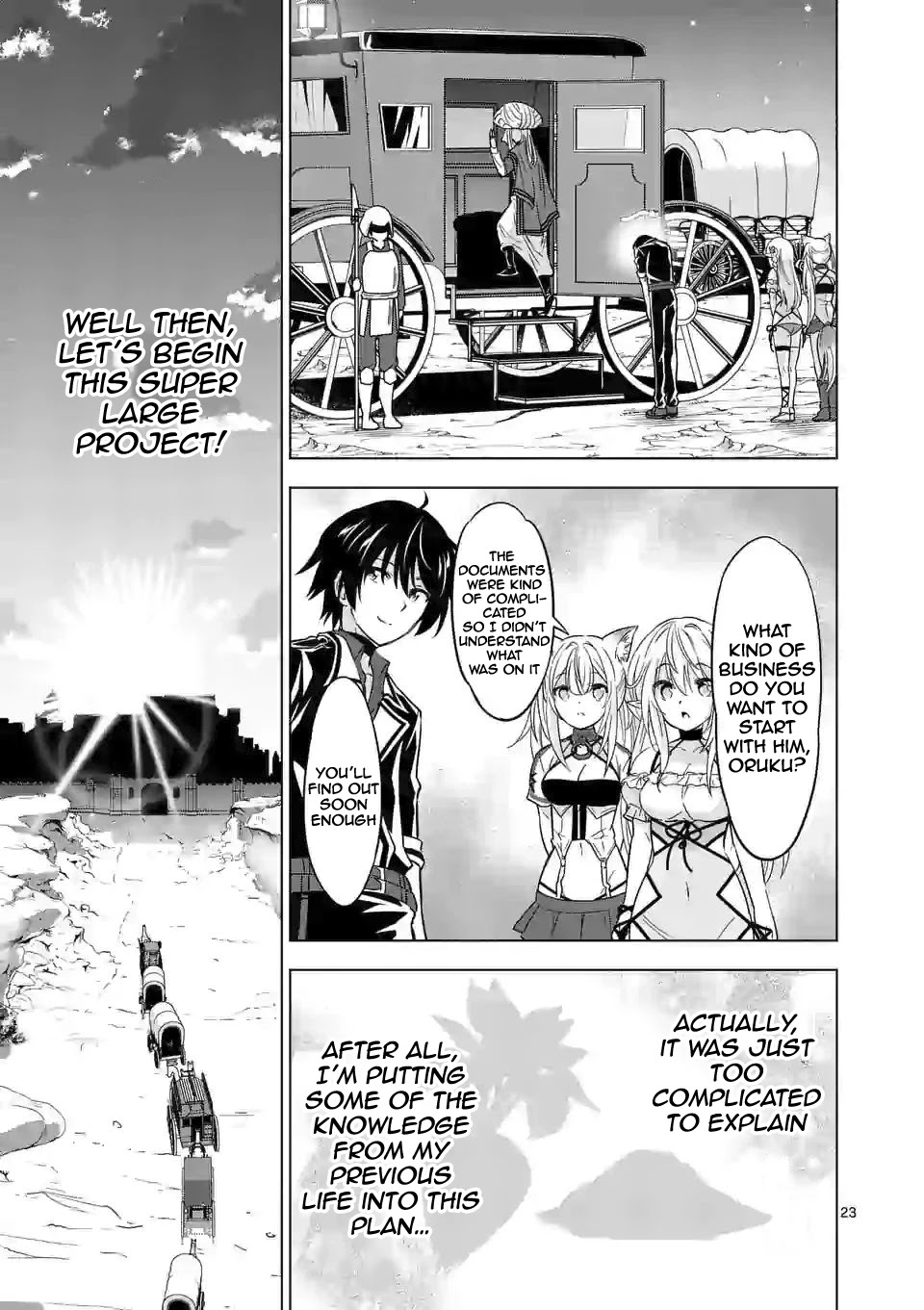 Shijou Saikyou Orc-San No Tanoshii Tanetsuke Harem Zukuri Chapter 41.2 - Page 12 in English