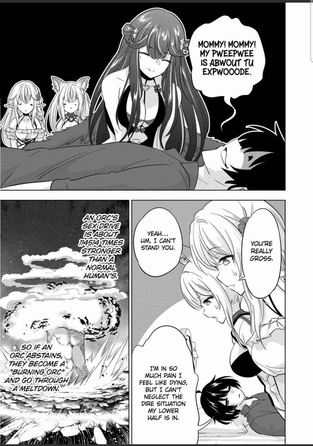 Shijou Saikyou Orc-San No Tanoshii Tanetsuke Harem Zukuri Chapter 79 - Page 5 in English