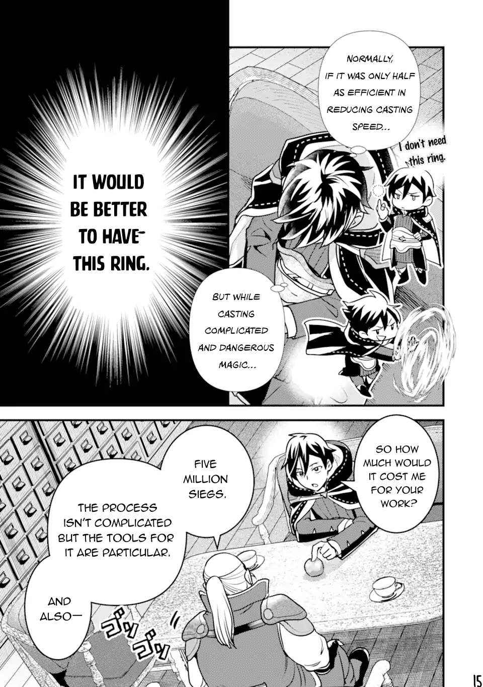 Isekai Tensei de Kenja ni Natte Boukensha Seikatsu Chapter 20 - Page 15 in English