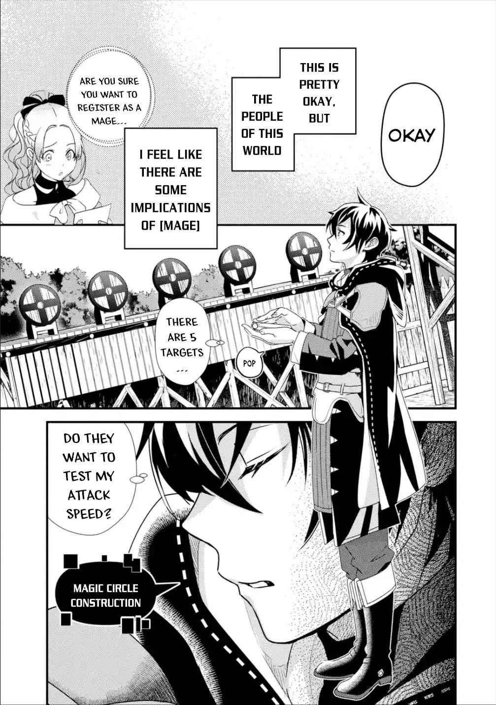 Isekai Tensei de Kenja ni Natte Boukensha Seikatsu Chapter 3 - Page 7 in English