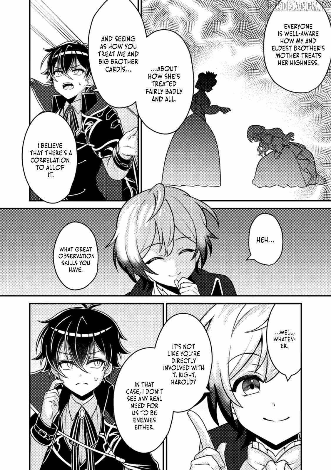 The Incompetent Villainous Prince Wants to Survive ~I Was Reincarnated Into a Romance RPG as a Mob Villain, but I Will Ignore the Original Work and Aim to Become the Strongest~ Chapter 10.1 - Page 6 in English