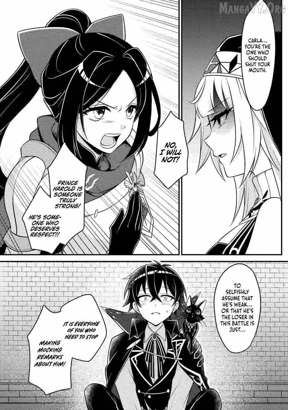 The Incompetent Villainous Prince Wants to Survive ~I Was Reincarnated Into a Romance RPG as a Mob Villain, but I Will Ignore the Original Work and Aim to Become the Strongest~ Chapter 14.1 - Page 4 in English