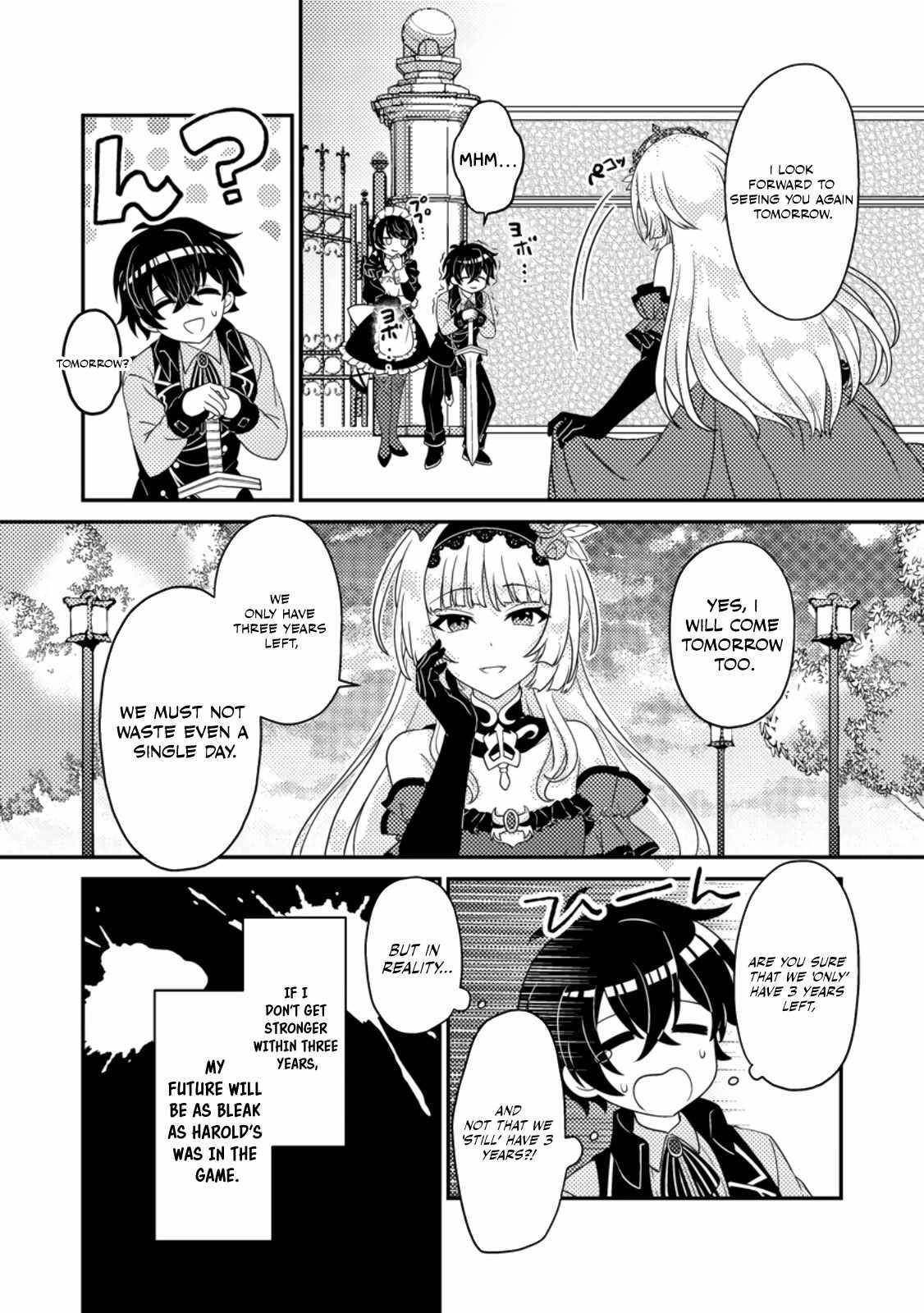 The Incompetent Villainous Prince Wants to Survive ~I Was Reincarnated Into a Romance RPG as a Mob Villain, but I Will Ignore the Original Work and Aim to Become the Strongest~ Chapter 2 - Page 29 in English