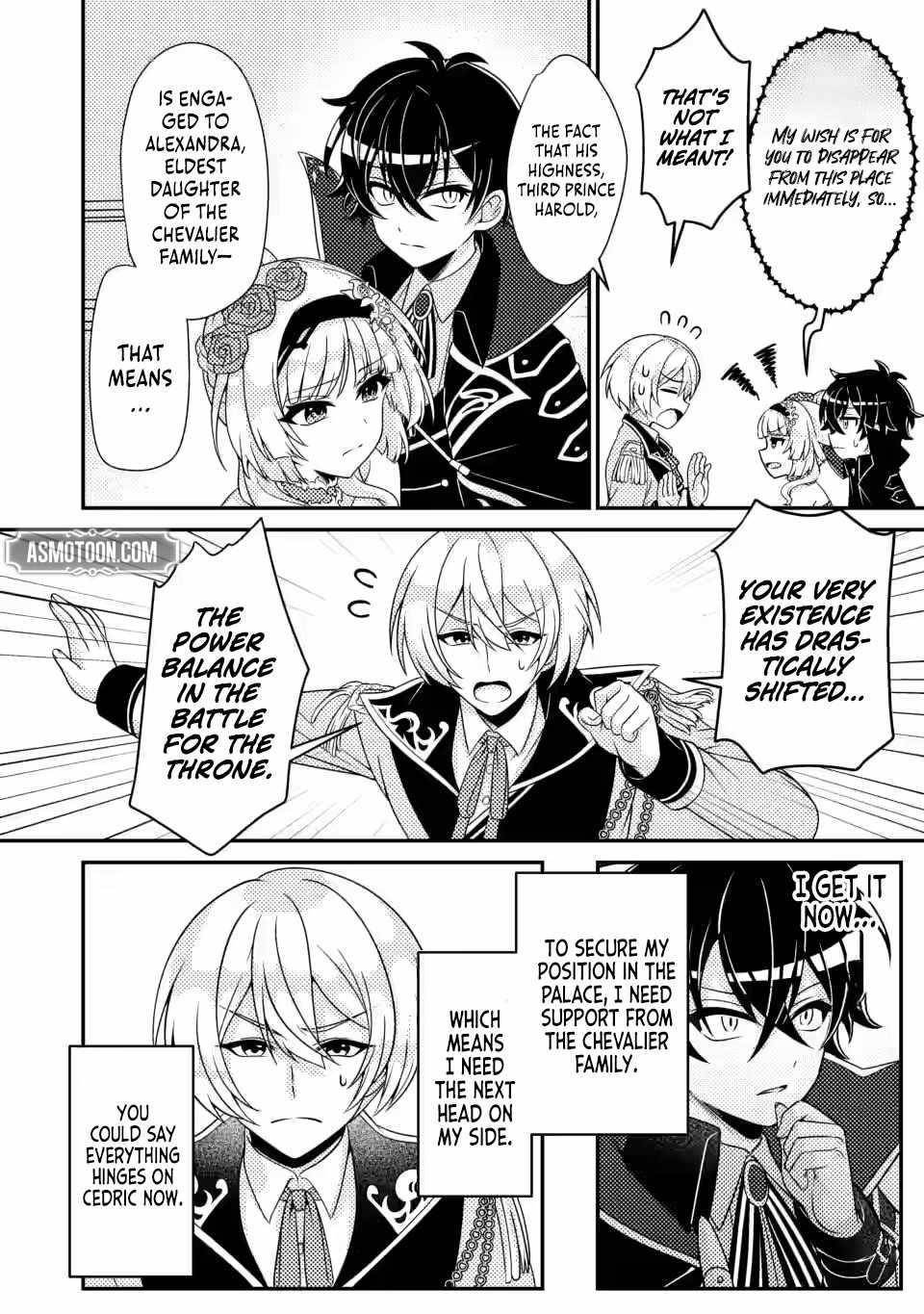 The Incompetent Villainous Prince Wants to Survive ~I Was Reincarnated Into a Romance RPG as a Mob Villain, but I Will Ignore the Original Work and Aim to Become the Strongest~ Chapter 7.2 - Page 5 in English