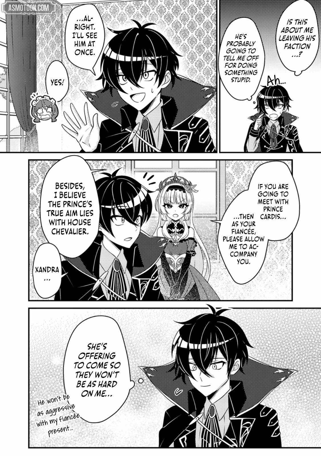 The Incompetent Villainous Prince Wants to Survive ~I Was Reincarnated Into a Romance RPG as a Mob Villain, but I Will Ignore the Original Work and Aim to Become the Strongest~ Chapter 9 - Page 22 in English
