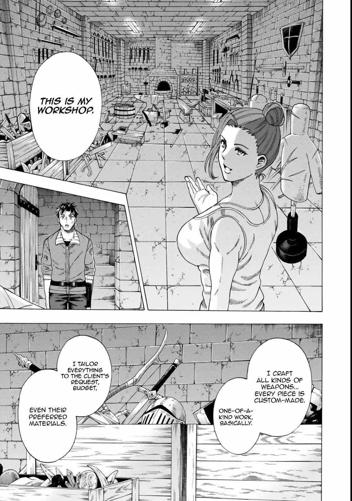 The Old Man Who Awakened the Skill “Domination of All Things” has Decided to Make a Living by Conquering Dungeons Chapter 4.2 - Page 1 in English