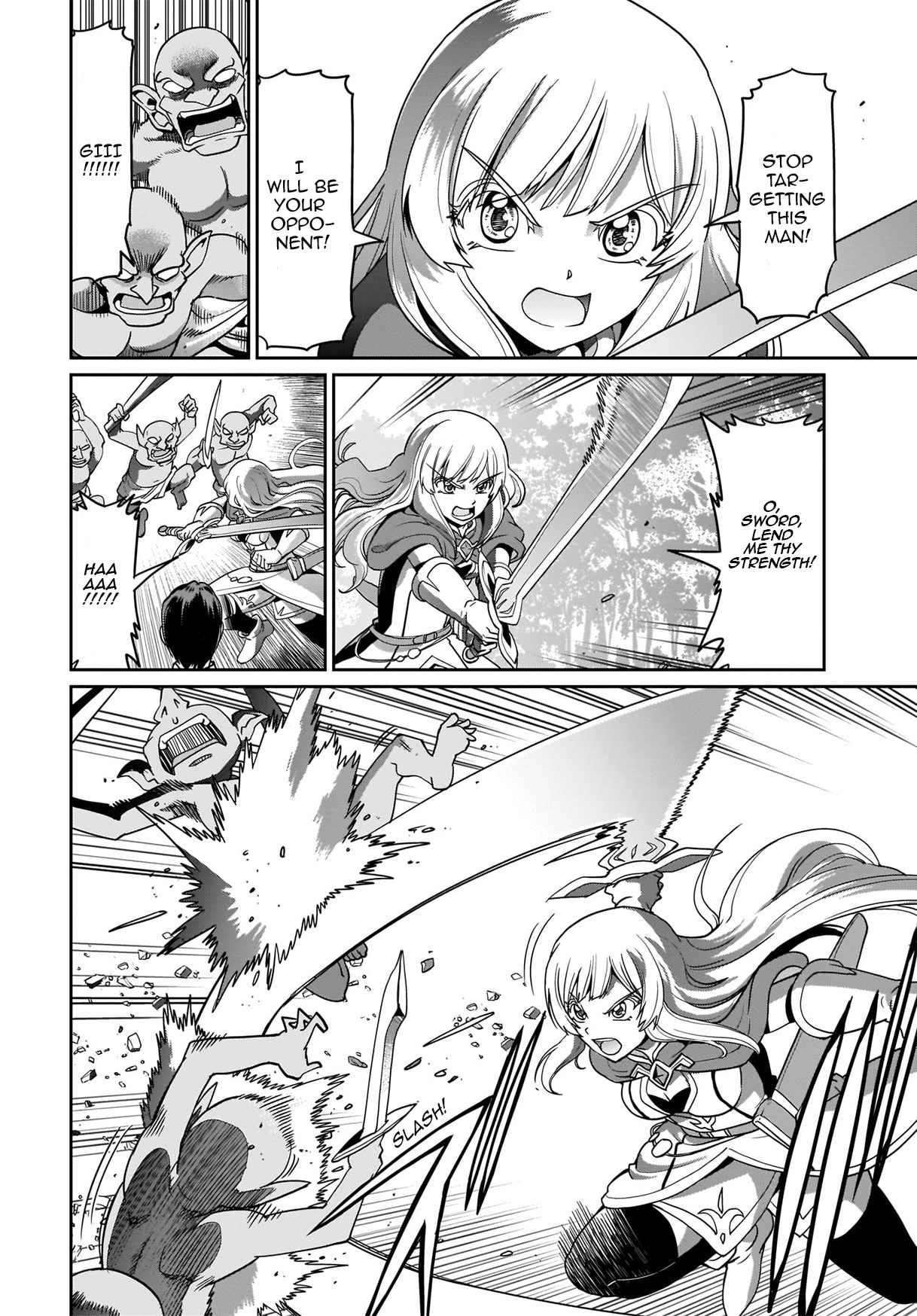 The gunner’s life of a middle-aged man summoned to another world and armed with a rifle: an airsoft addicted salaryman returns to the alternative world after work Chapter 1 - Page 7 in English