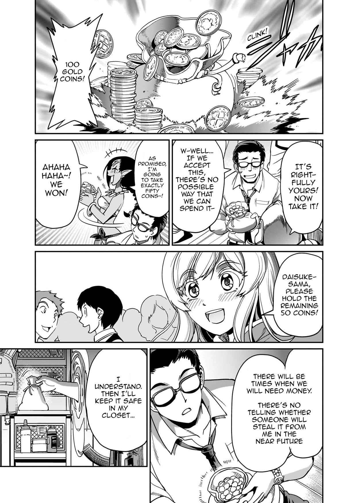 The gunner’s life of a middle-aged man summoned to another world and armed with a rifle: an airsoft addicted salaryman returns to the alternative world after work Chapter 10 - Page 13 in English