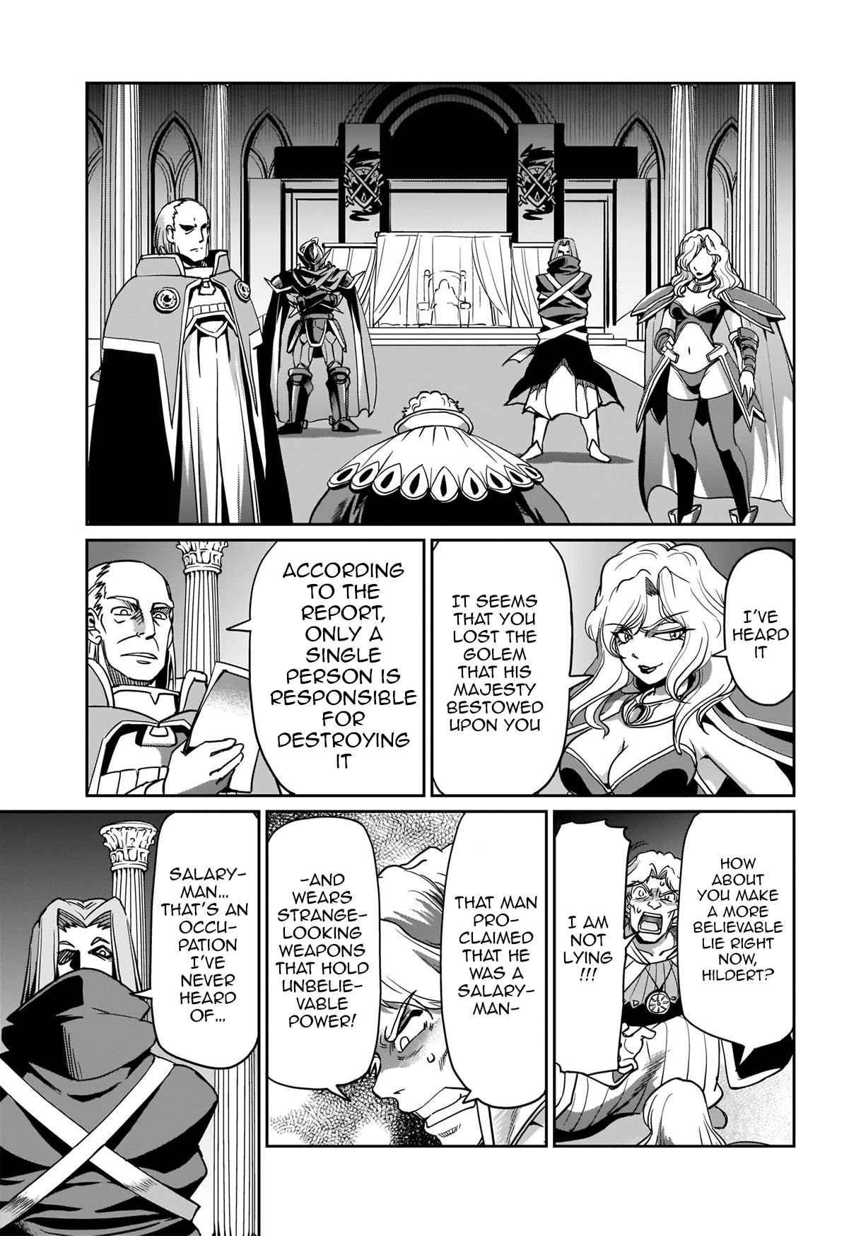 The gunner’s life of a middle-aged man summoned to another world and armed with a rifle: an airsoft addicted salaryman returns to the alternative world after work Chapter 10 - Page 19 in English