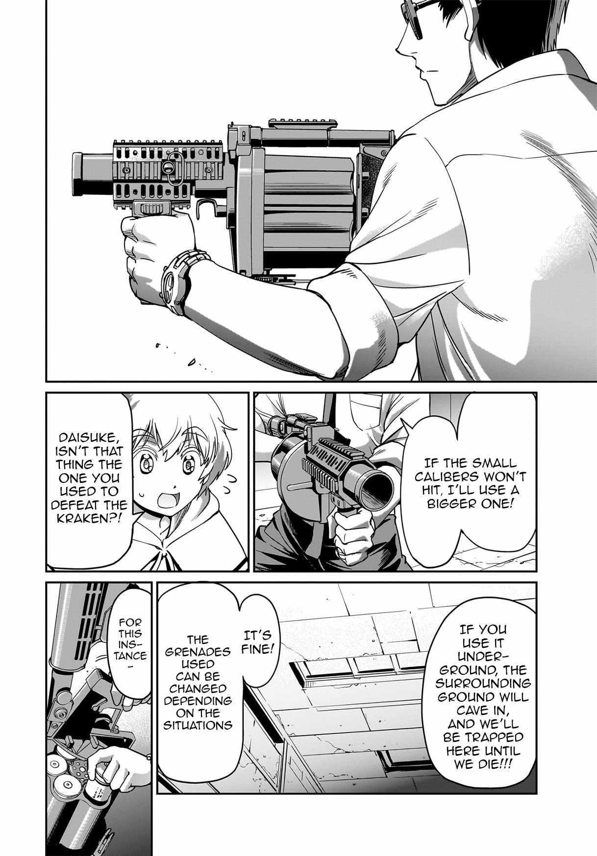 The gunner’s life of a middle-aged man summoned to another world and armed with a rifle: an airsoft addicted salaryman returns to the alternative world after work Chapter 14 - Page 10 in English