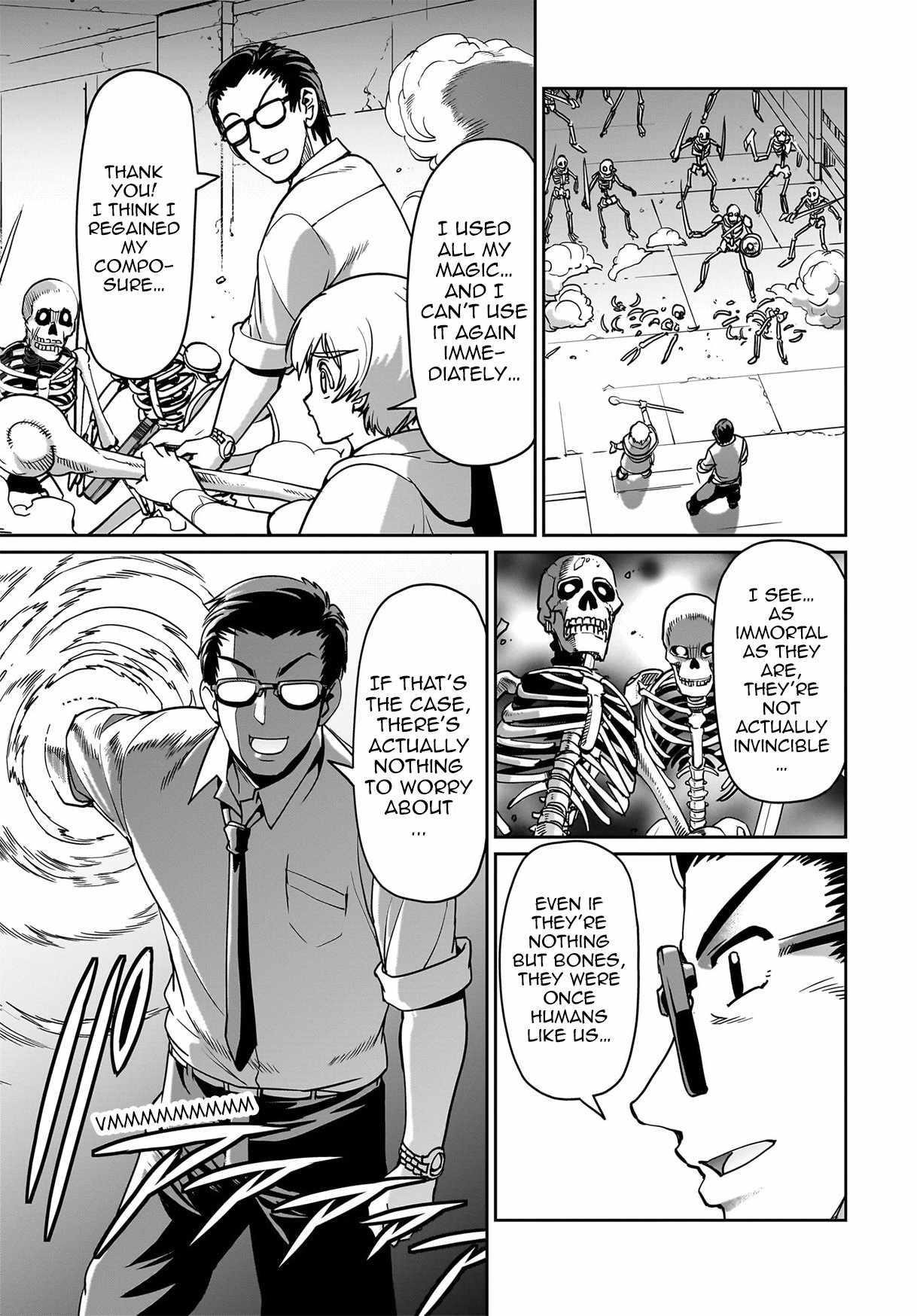 The gunner’s life of a middle-aged man summoned to another world and armed with a rifle: an airsoft addicted salaryman returns to the alternative world after work Chapter 14 - Page 9 in English