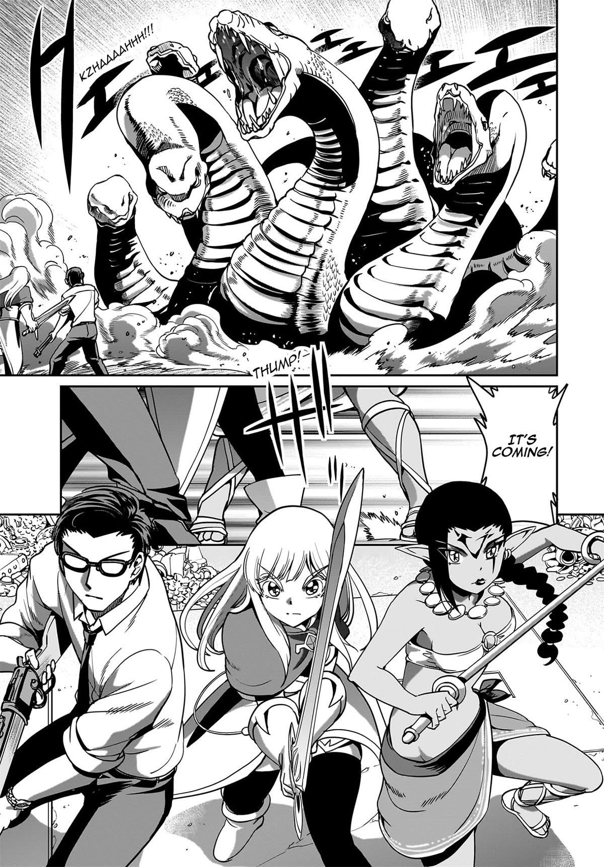 The gunner’s life of a middle-aged man summoned to another world and armed with a rifle: an airsoft addicted salaryman returns to the alternative world after work Chapter 16 - Page 19 in English