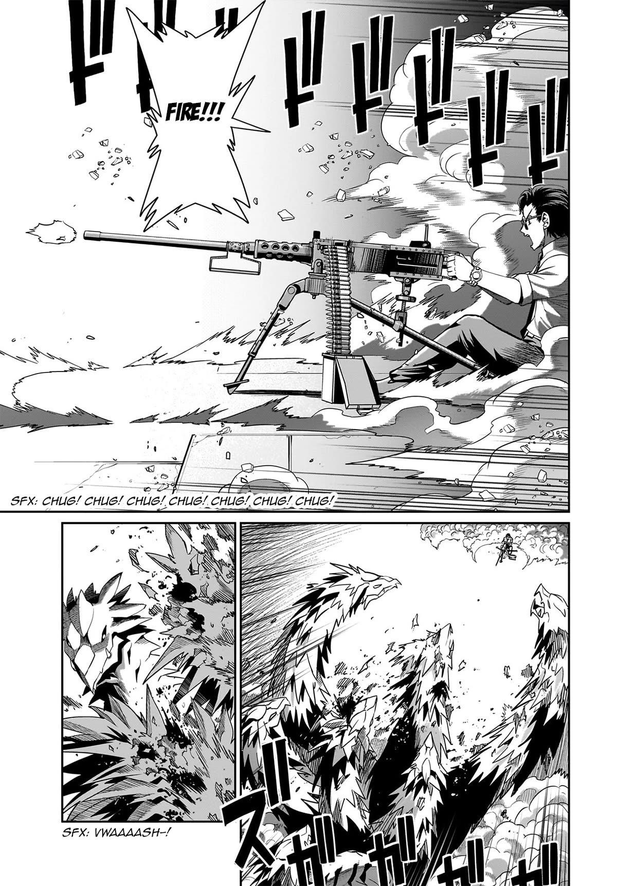 The gunner’s life of a middle-aged man summoned to another world and armed with a rifle: an airsoft addicted salaryman returns to the alternative world after work Chapter 20 - Page 11 in English