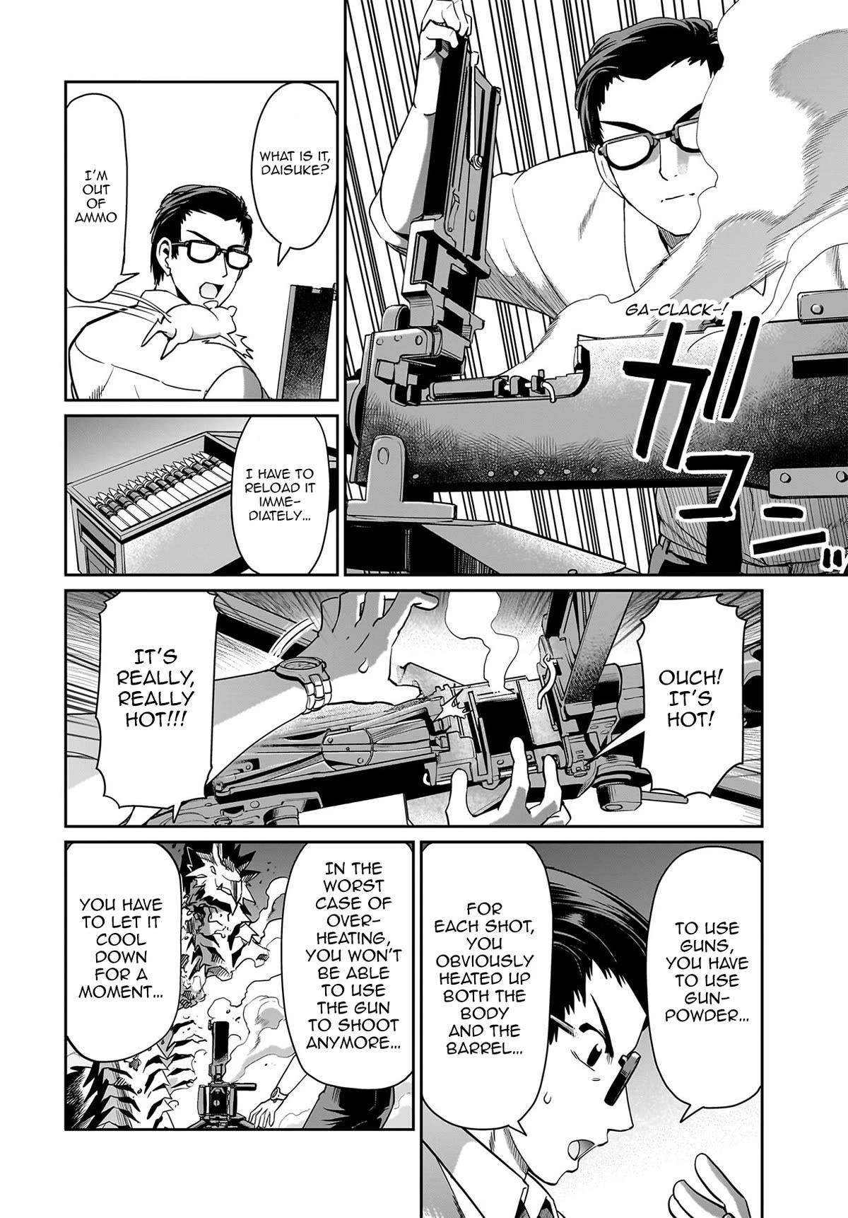 The gunner’s life of a middle-aged man summoned to another world and armed with a rifle: an airsoft addicted salaryman returns to the alternative world after work Chapter 20 - Page 6 in English