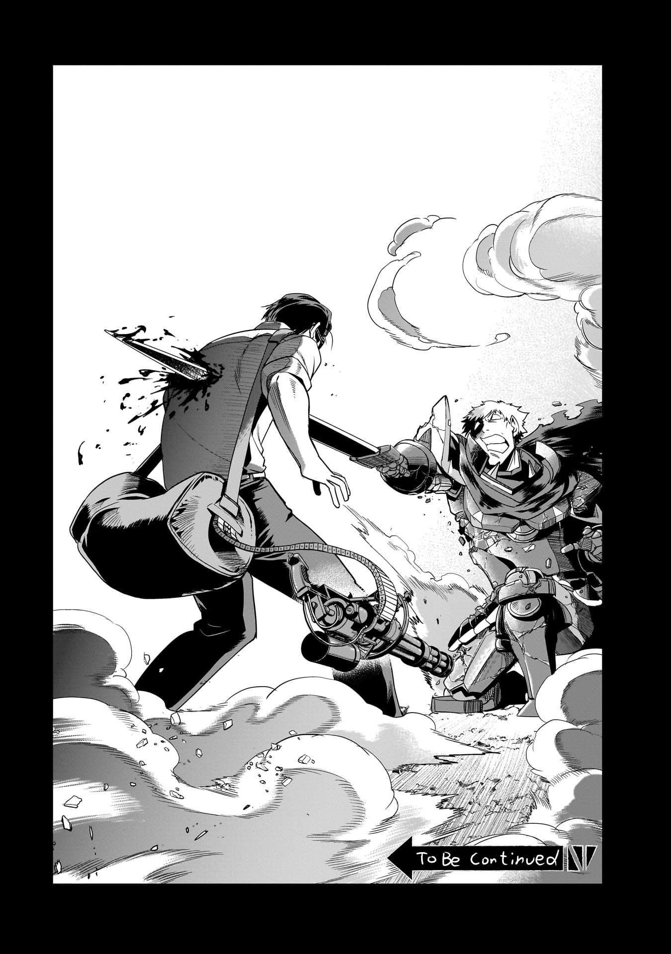 The gunner’s life of a middle-aged man summoned to another world and armed with a rifle: an airsoft addicted salaryman returns to the alternative world after work Chapter 27 - Page 23 in English