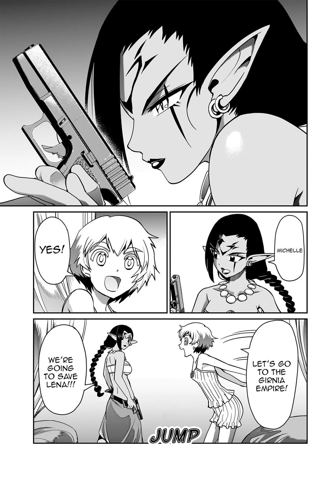 The gunner’s life of a middle-aged man summoned to another world and armed with a rifle: an airsoft addicted salaryman returns to the alternative world after work Chapter 29 - Page 16 in English
