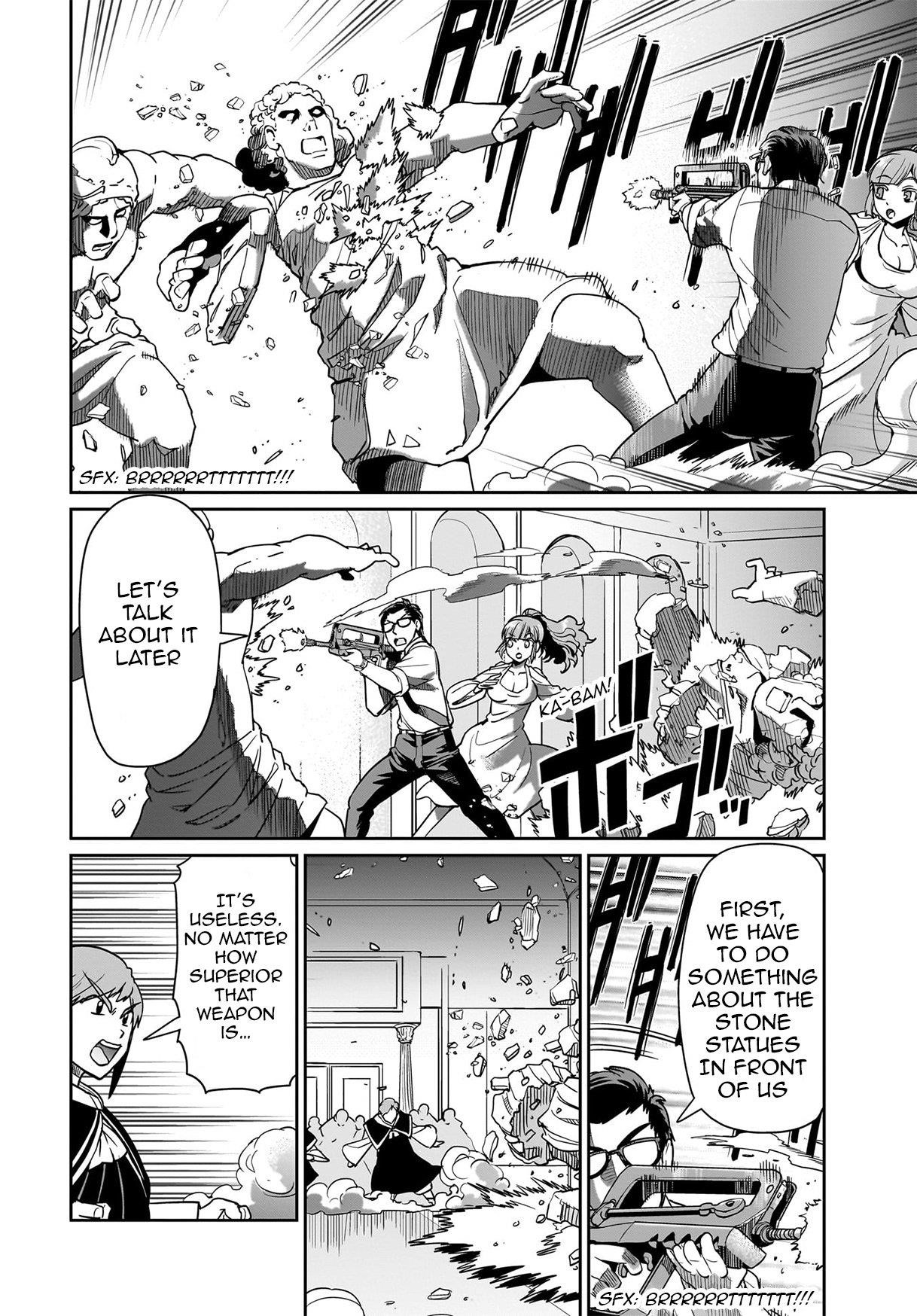 The gunner’s life of a middle-aged man summoned to another world and armed with a rifle: an airsoft addicted salaryman returns to the alternative world after work Chapter 38 - Page 5 in English