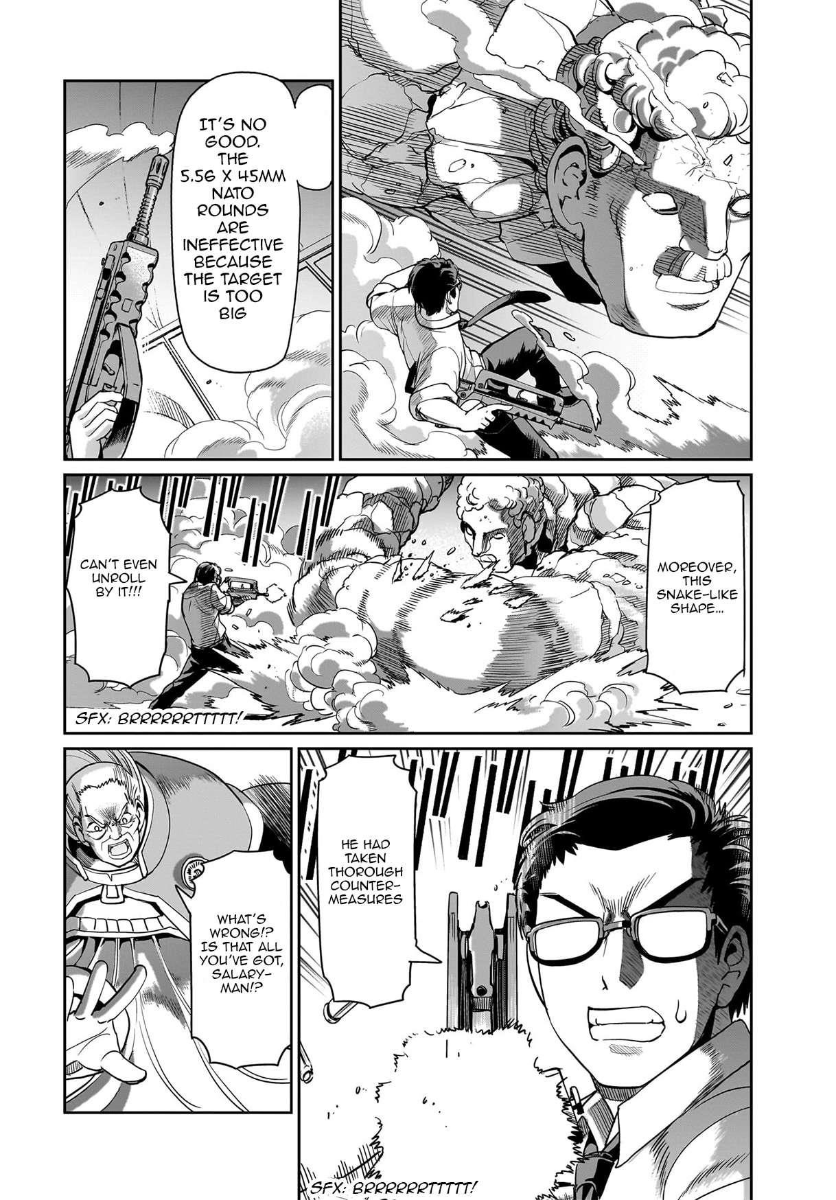 The gunner’s life of a middle-aged man summoned to another world and armed with a rifle: an airsoft addicted salaryman returns to the alternative world after work Chapter 39 - Page 6 in English