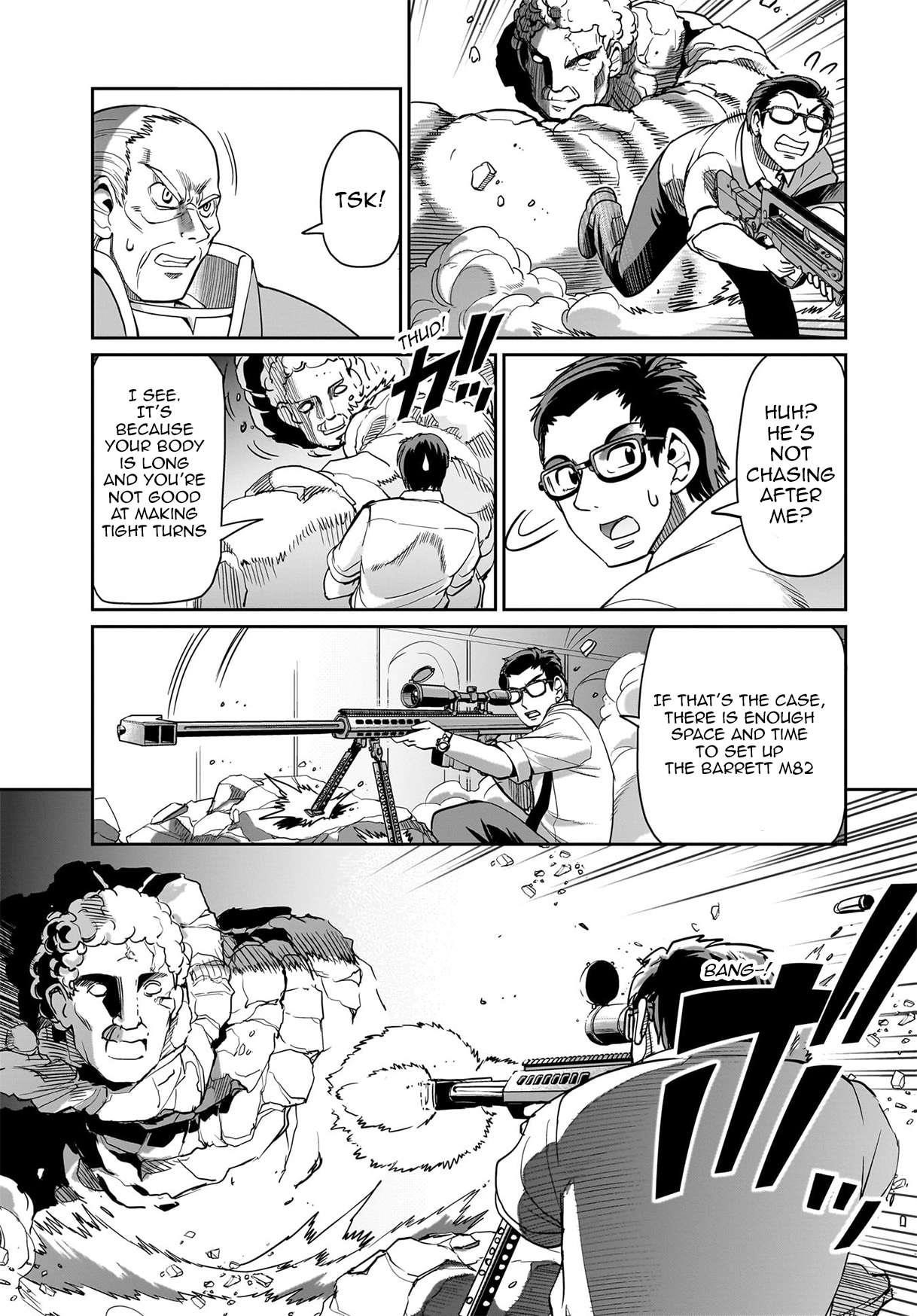 The gunner’s life of a middle-aged man summoned to another world and armed with a rifle: an airsoft addicted salaryman returns to the alternative world after work Chapter 39 - Page 7 in English