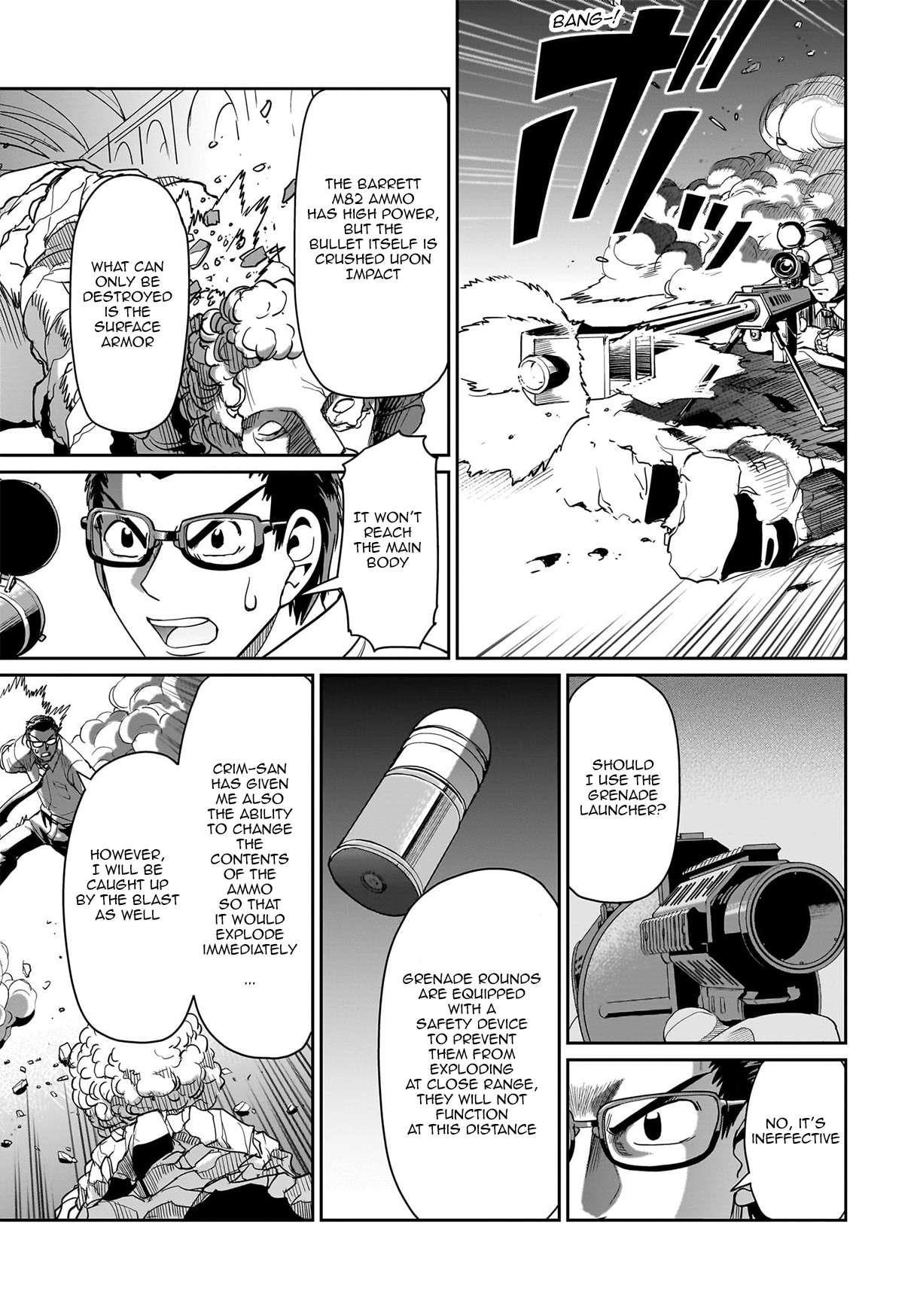 The gunner’s life of a middle-aged man summoned to another world and armed with a rifle: an airsoft addicted salaryman returns to the alternative world after work Chapter 39 - Page 9 in English