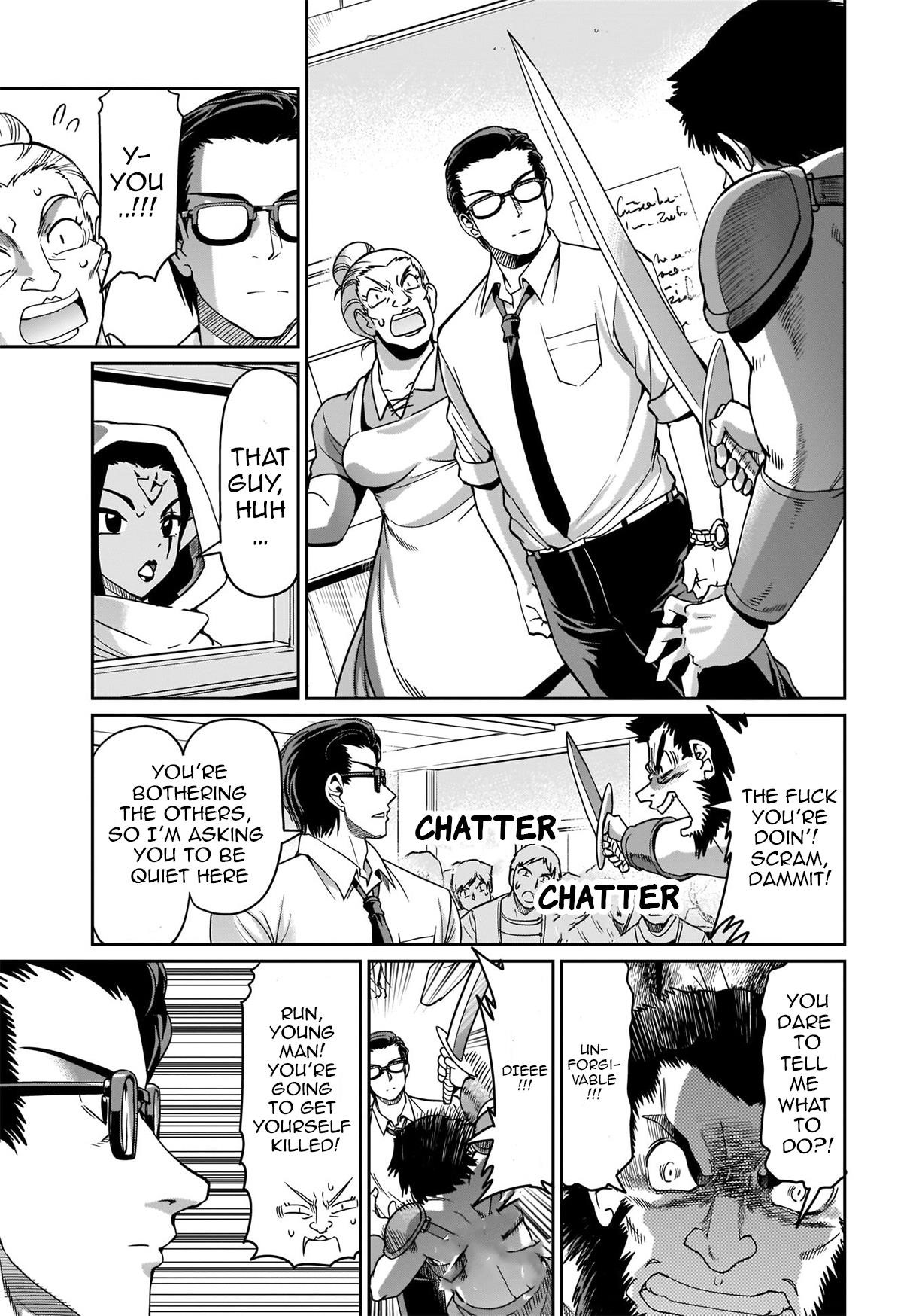 The gunner’s life of a middle-aged man summoned to another world and armed with a rifle: an airsoft addicted salaryman returns to the alternative world after work Chapter 4 - Page 15 in English