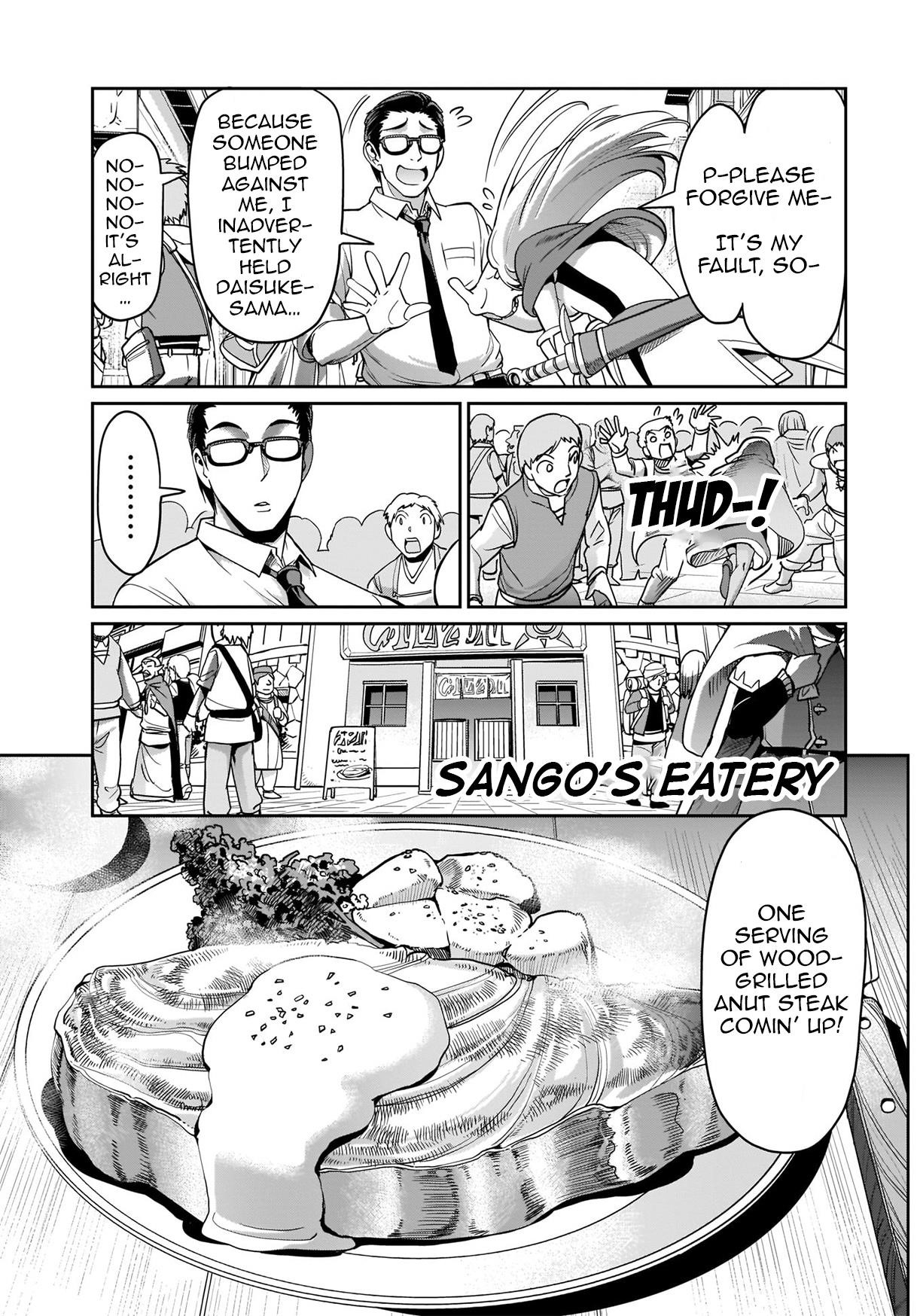 The gunner’s life of a middle-aged man summoned to another world and armed with a rifle: an airsoft addicted salaryman returns to the alternative world after work Chapter 4 - Page 7 in English