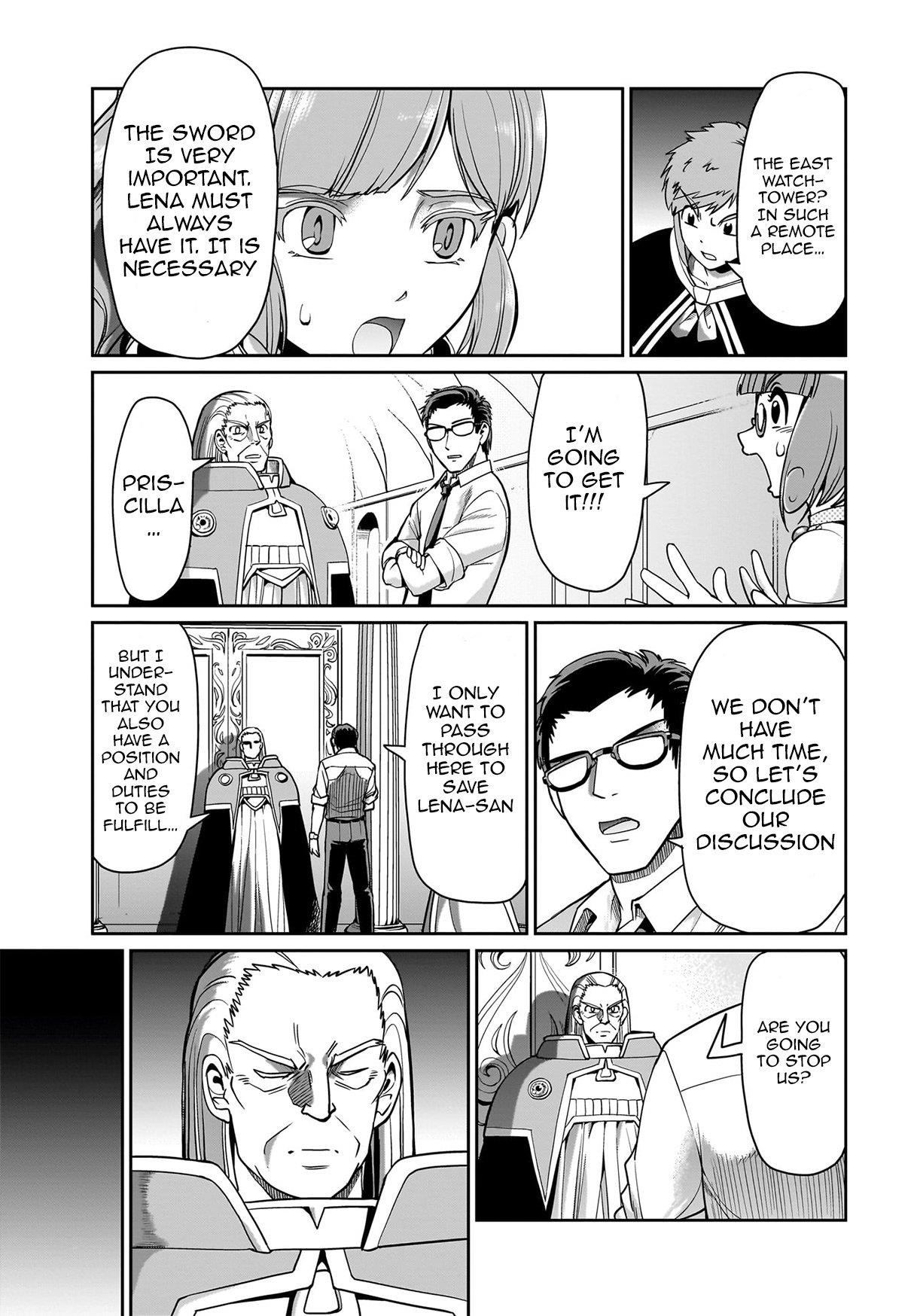 The gunner’s life of a middle-aged man summoned to another world and armed with a rifle: an airsoft addicted salaryman returns to the alternative world after work Chapter 43 - Page 14 in English