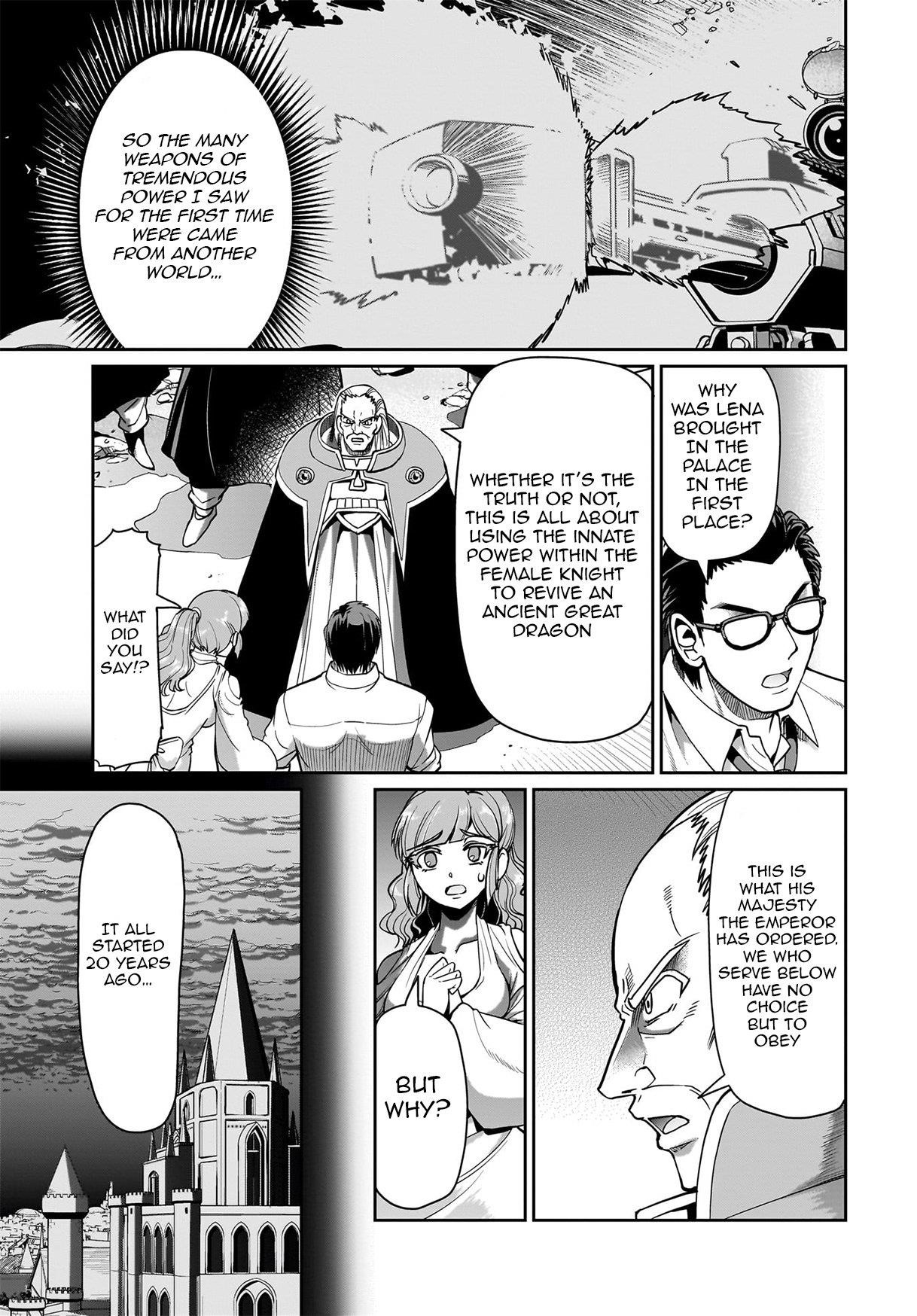 The gunner’s life of a middle-aged man summoned to another world and armed with a rifle: an airsoft addicted salaryman returns to the alternative world after work Chapter 43 - Page 4 in English