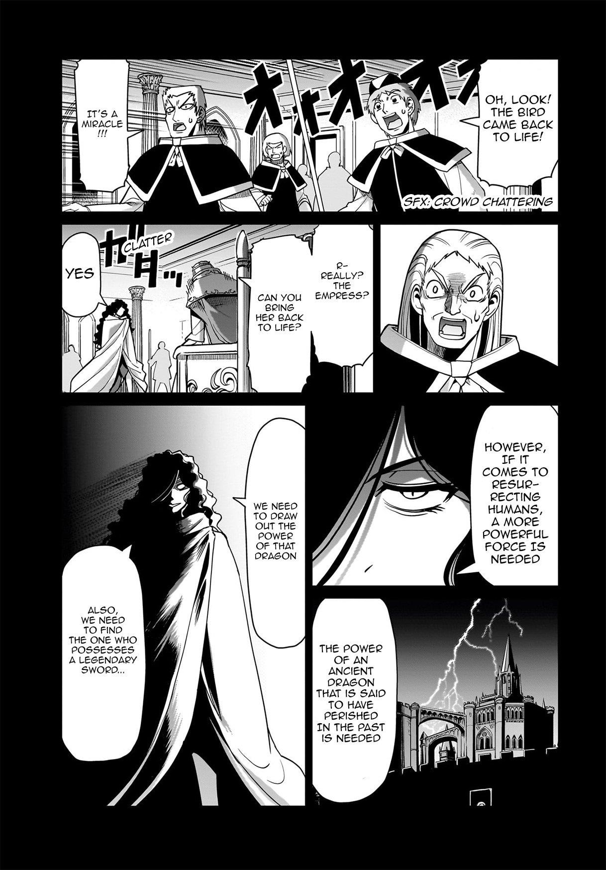 The gunner’s life of a middle-aged man summoned to another world and armed with a rifle: an airsoft addicted salaryman returns to the alternative world after work Chapter 43 - Page 8 in English