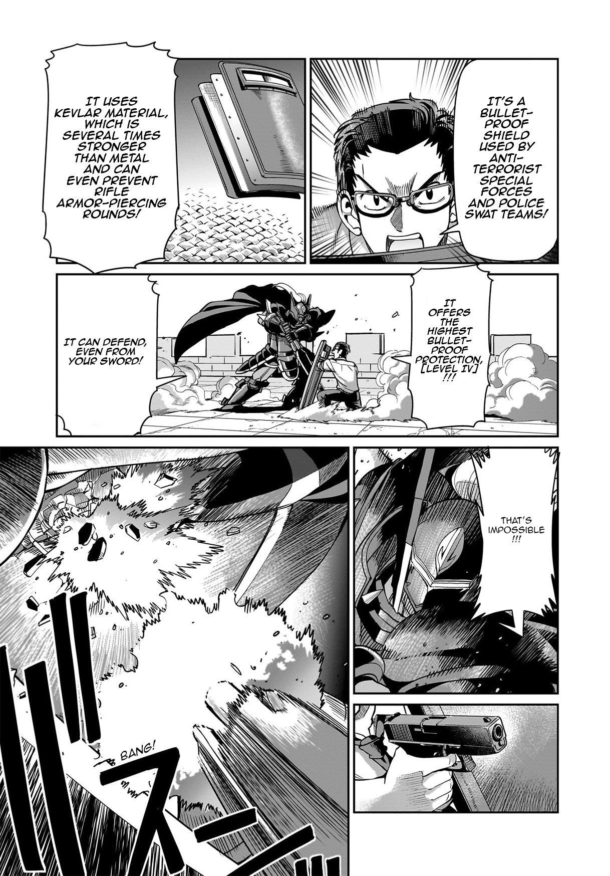The gunner’s life of a middle-aged man summoned to another world and armed with a rifle: an airsoft addicted salaryman returns to the alternative world after work Chapter 49 - Page 20 in English