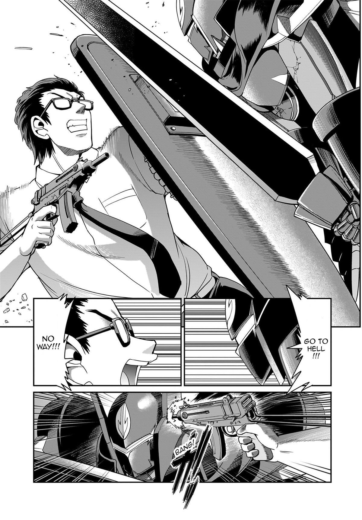 The gunner’s life of a middle-aged man summoned to another world and armed with a rifle: an airsoft addicted salaryman returns to the alternative world after work Chapter 50 - Page 11 in English