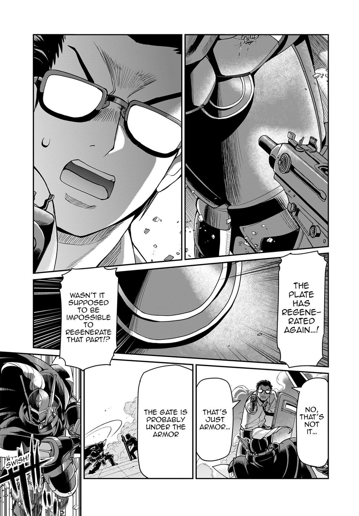 The gunner’s life of a middle-aged man summoned to another world and armed with a rifle: an airsoft addicted salaryman returns to the alternative world after work Chapter 50 - Page 13 in English