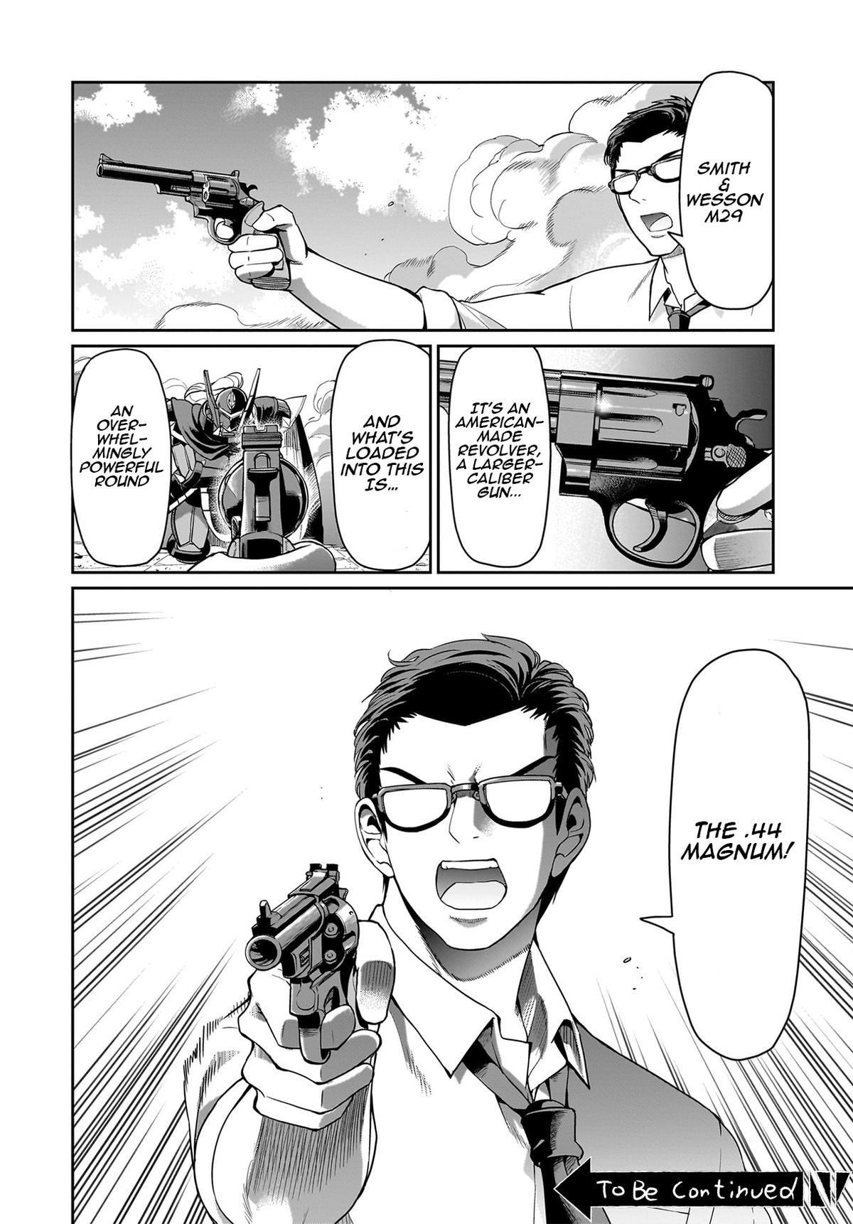 The gunner’s life of a middle-aged man summoned to another world and armed with a rifle: an airsoft addicted salaryman returns to the alternative world after work Chapter 50 - Page 20 in English