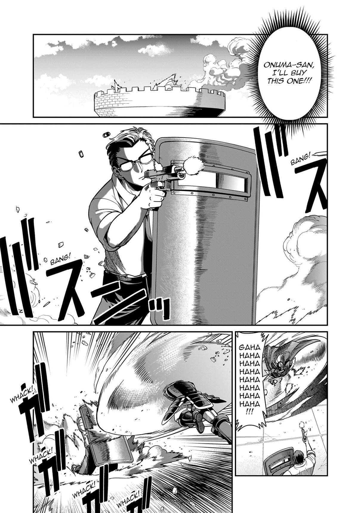The gunner’s life of a middle-aged man summoned to another world and armed with a rifle: an airsoft addicted salaryman returns to the alternative world after work Chapter 50 - Page 5 in English