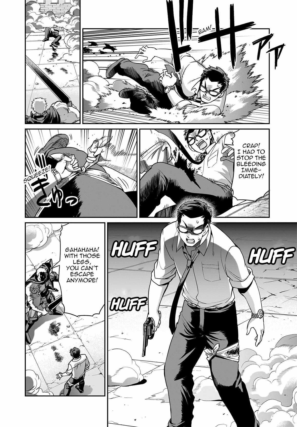 The gunner’s life of a middle-aged man summoned to another world and armed with a rifle: an airsoft addicted salaryman returns to the alternative world after work Chapter 51 - Page 11 in English