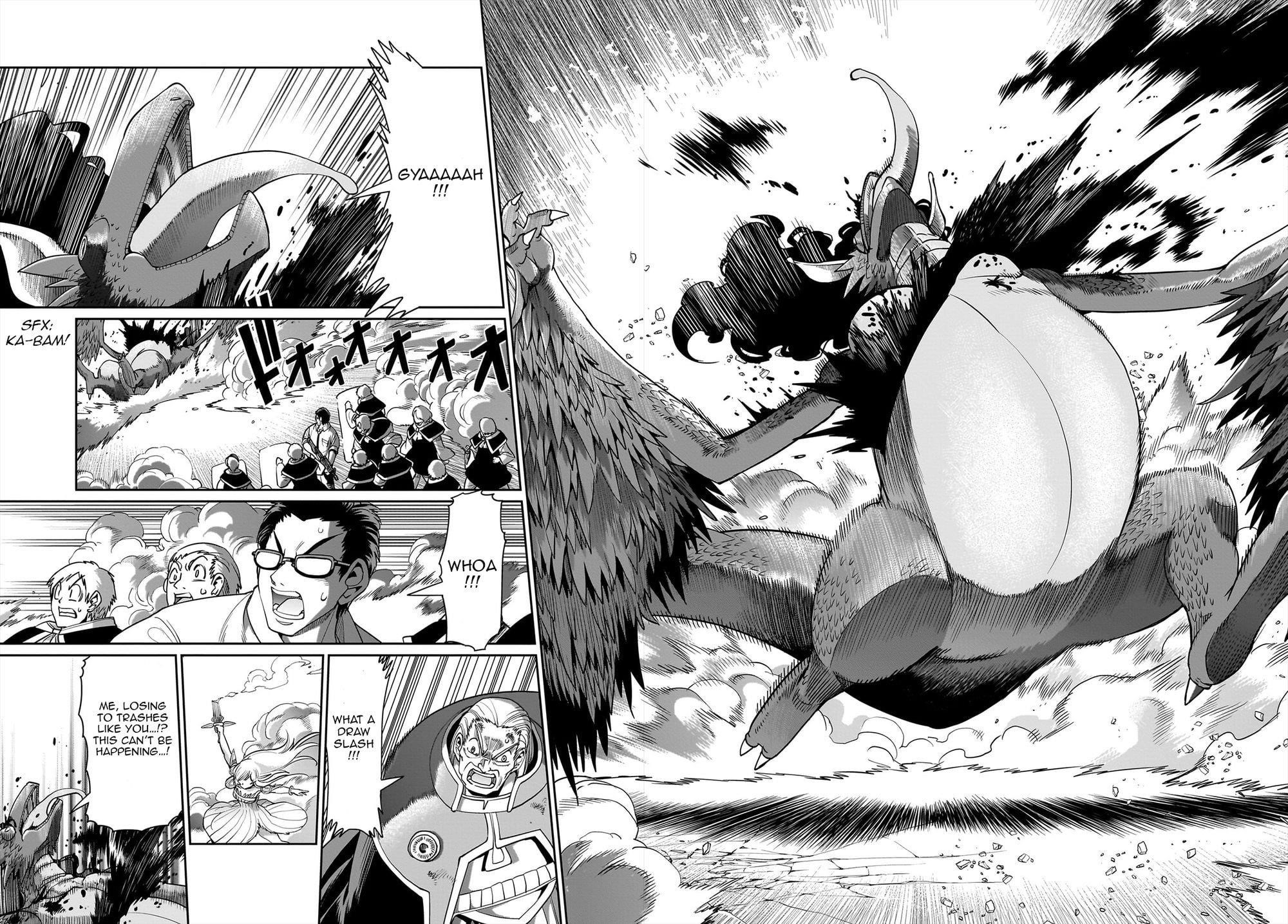 The gunner’s life of a middle-aged man summoned to another world and armed with a rifle: an airsoft addicted salaryman returns to the alternative world after work Chapter 59 - Page 17 in English