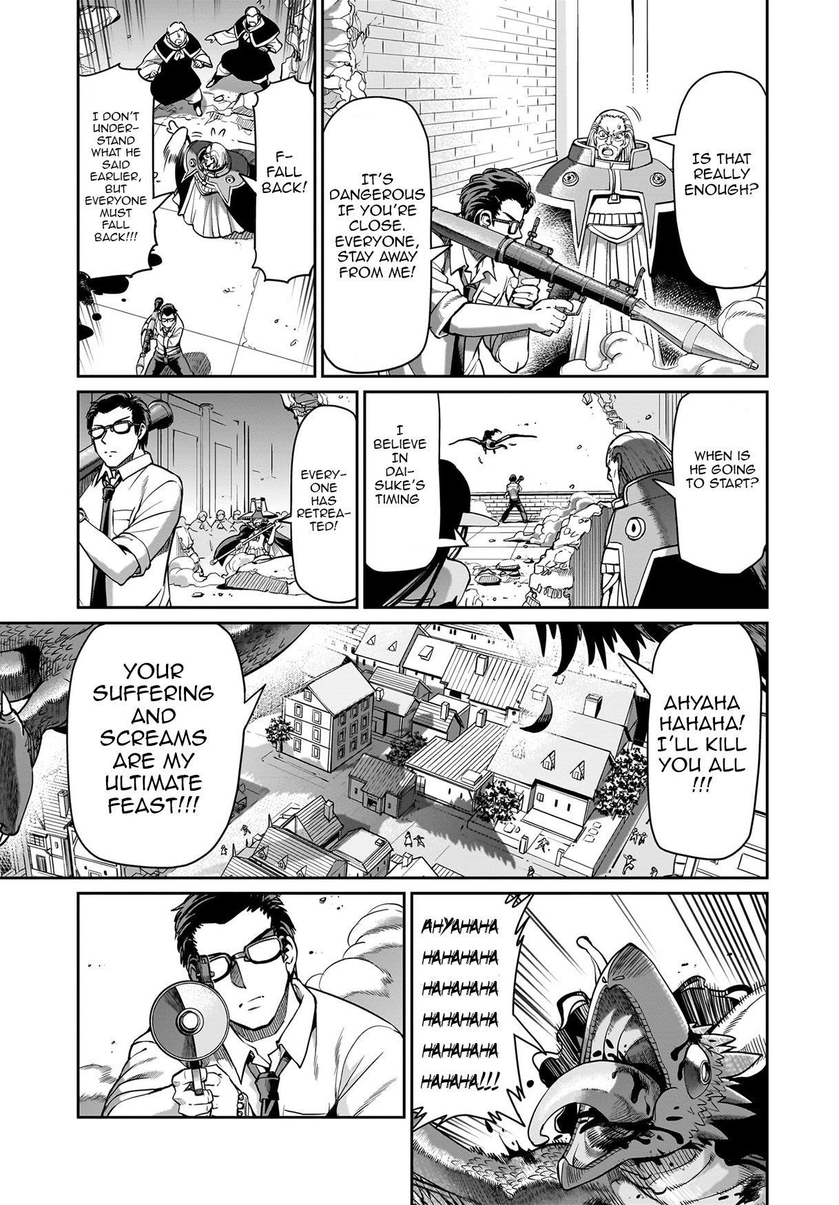 The gunner’s life of a middle-aged man summoned to another world and armed with a rifle: an airsoft addicted salaryman returns to the alternative world after work Chapter 60 - Page 12 in English
