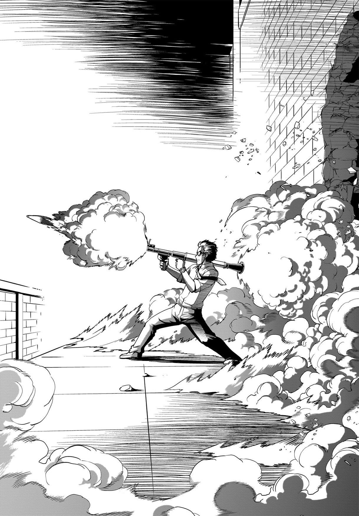 The gunner’s life of a middle-aged man summoned to another world and armed with a rifle: an airsoft addicted salaryman returns to the alternative world after work Chapter 60 - Page 13 in English