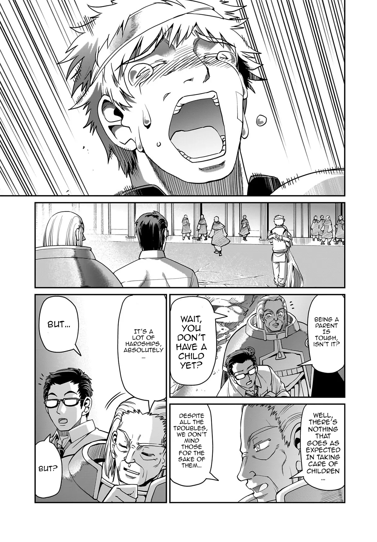 The gunner’s life of a middle-aged man summoned to another world and armed with a rifle: an airsoft addicted salaryman returns to the alternative world after work Chapter 61 - Page 16 in English