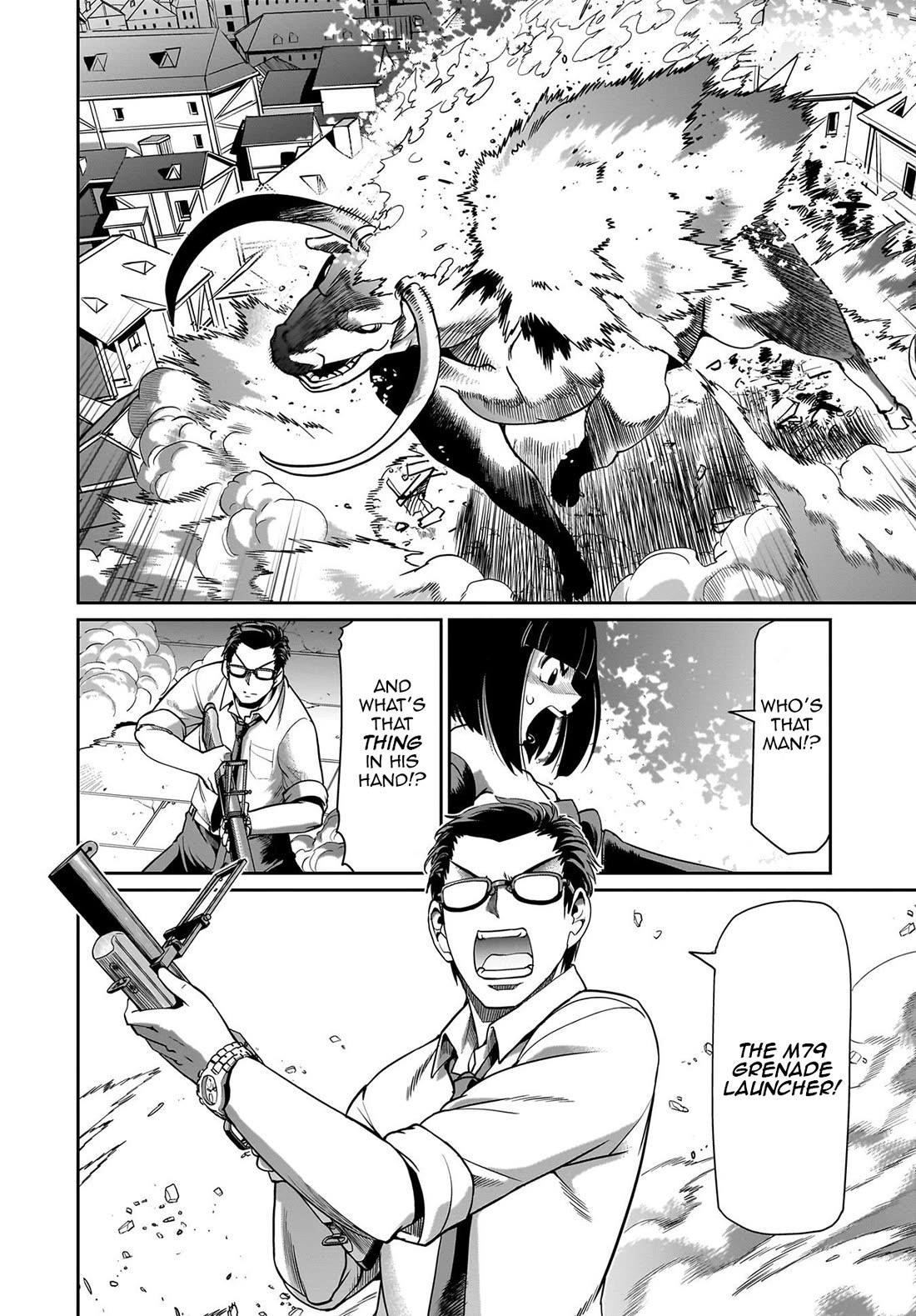 The gunner’s life of a middle-aged man summoned to another world and armed with a rifle: an airsoft addicted salaryman returns to the alternative world after work Chapter 68 - Page 15 in English
