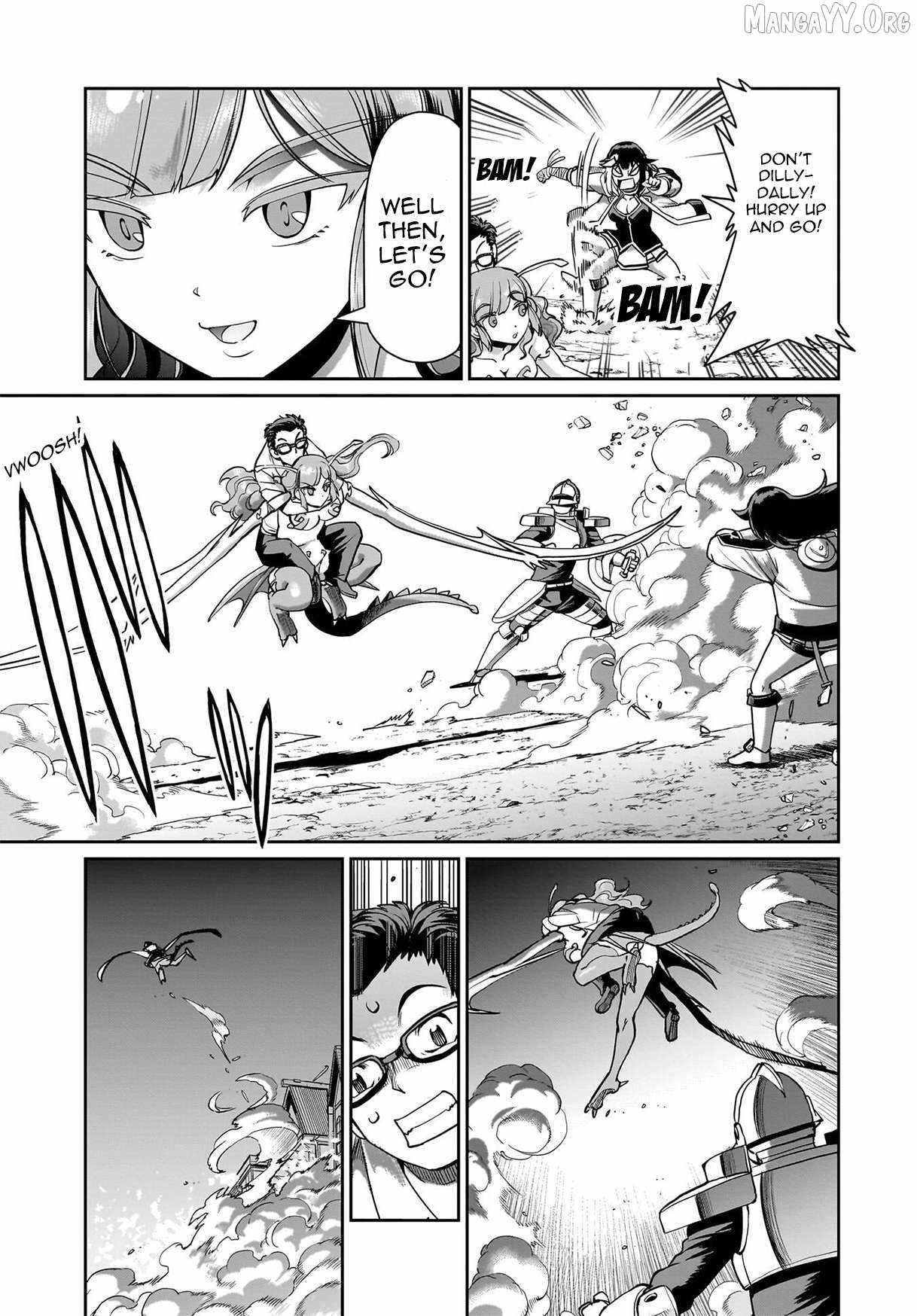 The gunner’s life of a middle-aged man summoned to another world and armed with a rifle: an airsoft addicted salaryman returns to the alternative world after work Chapter 70 - Page 5 in English