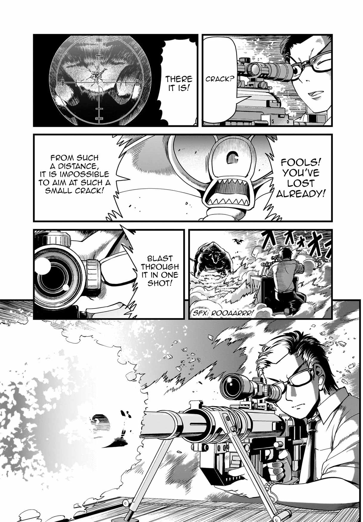 The gunner’s life of a middle-aged man summoned to another world and armed with a rifle: an airsoft addicted salaryman returns to the alternative world after work Chapter 74 - Page 19 in English