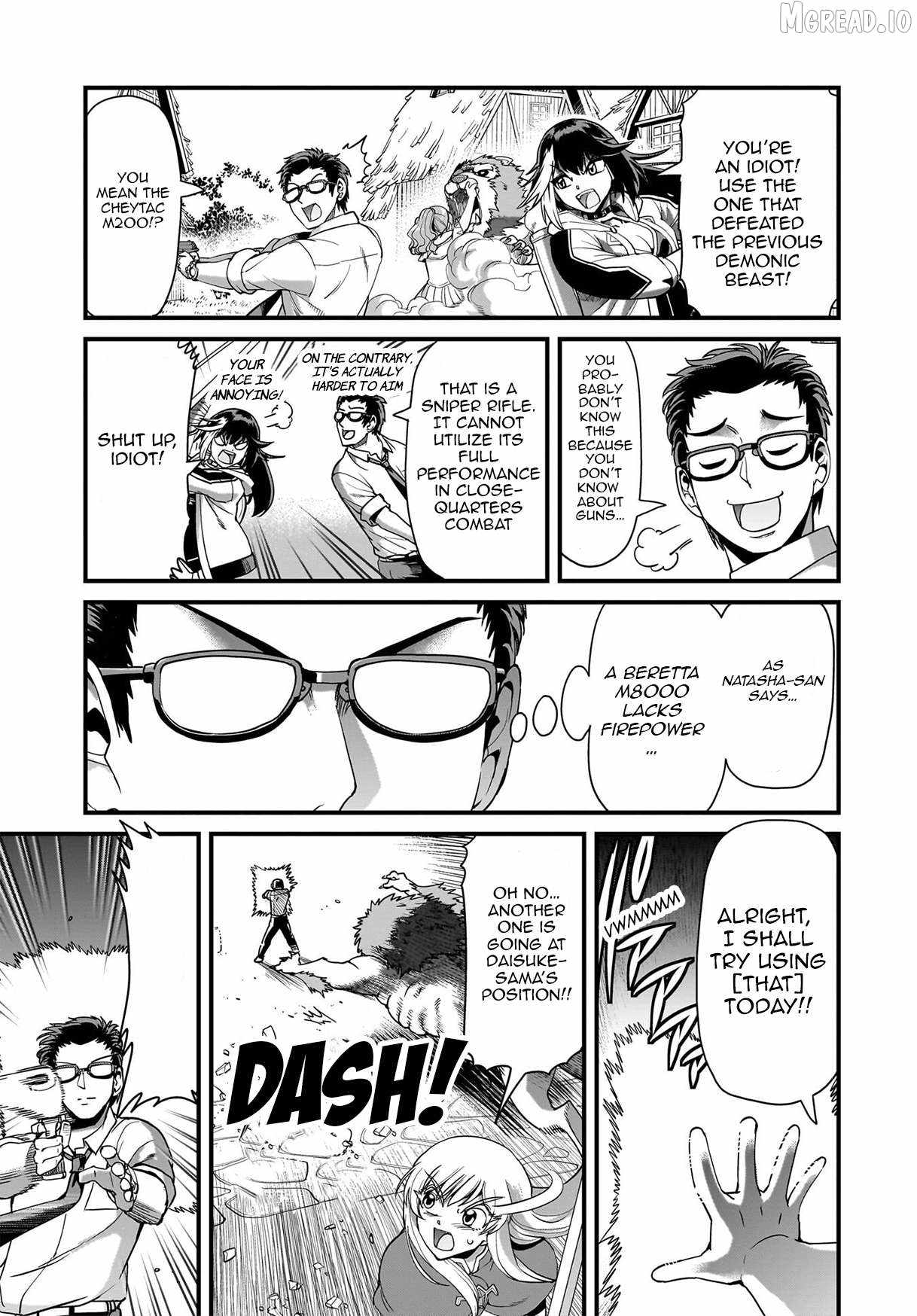 The gunner’s life of a middle-aged man summoned to another world and armed with a rifle: an airsoft addicted salaryman returns to the alternative world after work Chapter 78 - Page 14 in English