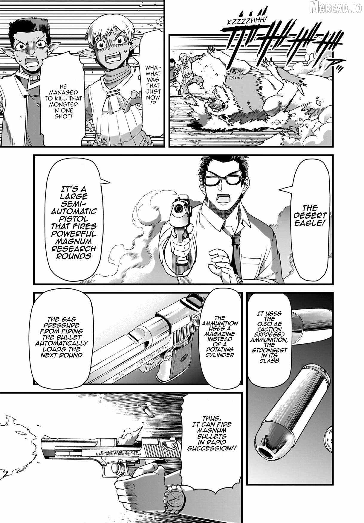 The gunner’s life of a middle-aged man summoned to another world and armed with a rifle: an airsoft addicted salaryman returns to the alternative world after work Chapter 78 - Page 16 in English